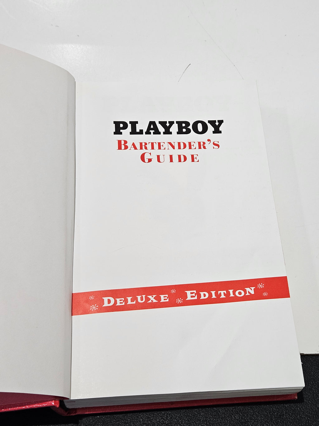 Playboy Bartender's Guide Deluxe Edition Thomas Mario LeRoy Neiman Hardcover Book