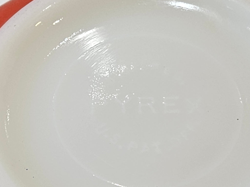 Vintage Fire-King Peach Lustre Mixing Bowl Anchor Hocking Milk Glass Kitchenware