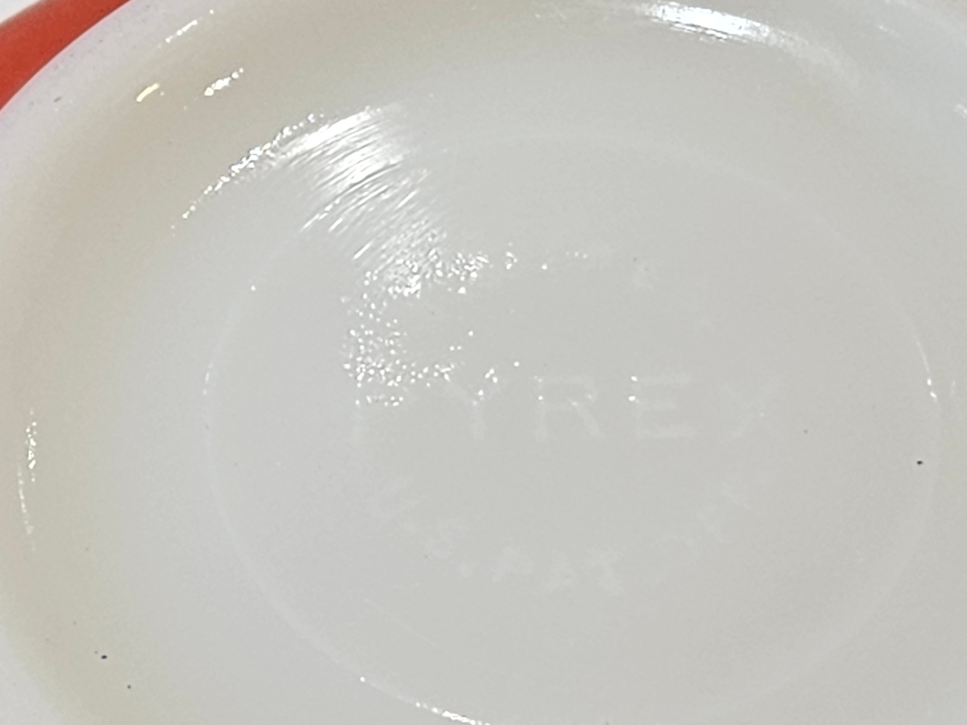 Vintage Fire-King Peach Lustre Mixing Bowl Anchor Hocking Milk Glass Kitchenware
