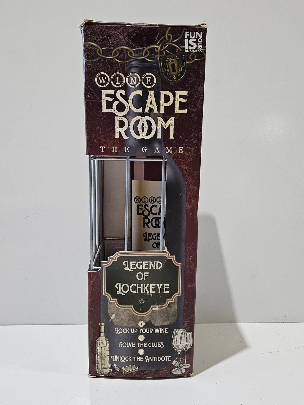 Fun Is For Business Wine Escape Room Game Legend Of Lockheye Puzzle Gift Set