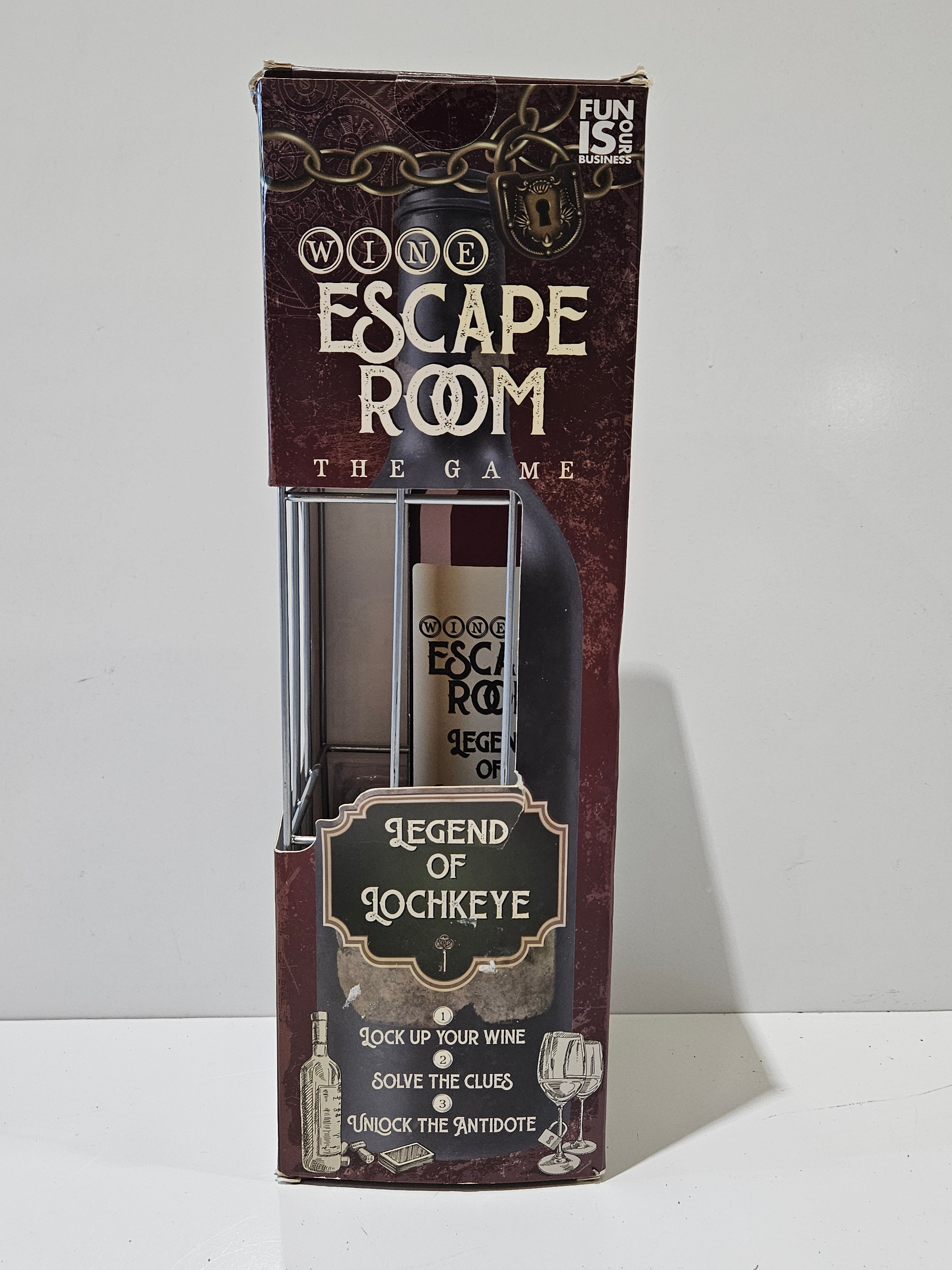 Fun Is For Business Wine Escape Room Game Legend Of Lockheye Puzzle Gift Set