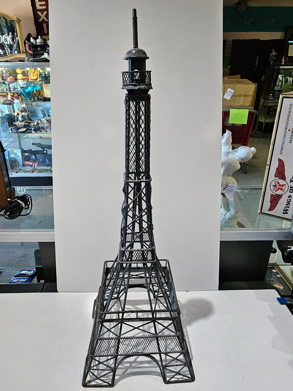 Large Metal Eiffel Tower Replica Sculpture Paris Landmark Tabletop Home Decor