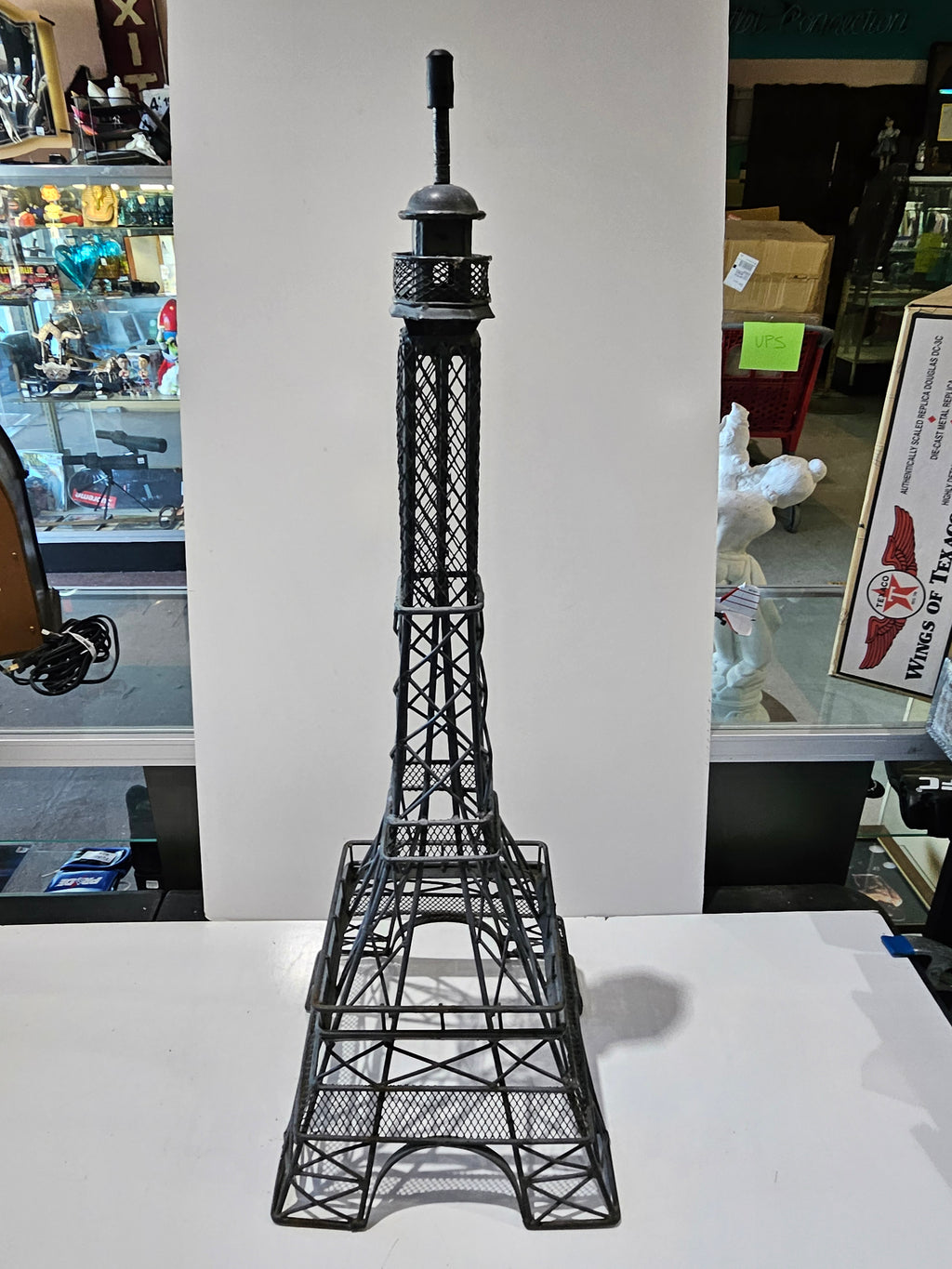 Large Metal Eiffel Tower Replica Sculpture Paris Landmark Tabletop Home Decor