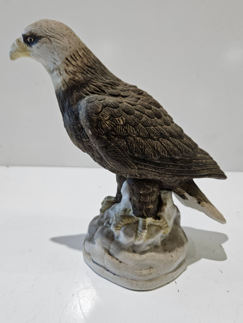 Bald Eagle Figurine Wildlife Bird Of Prey Statue Decorative Resin Display Decor