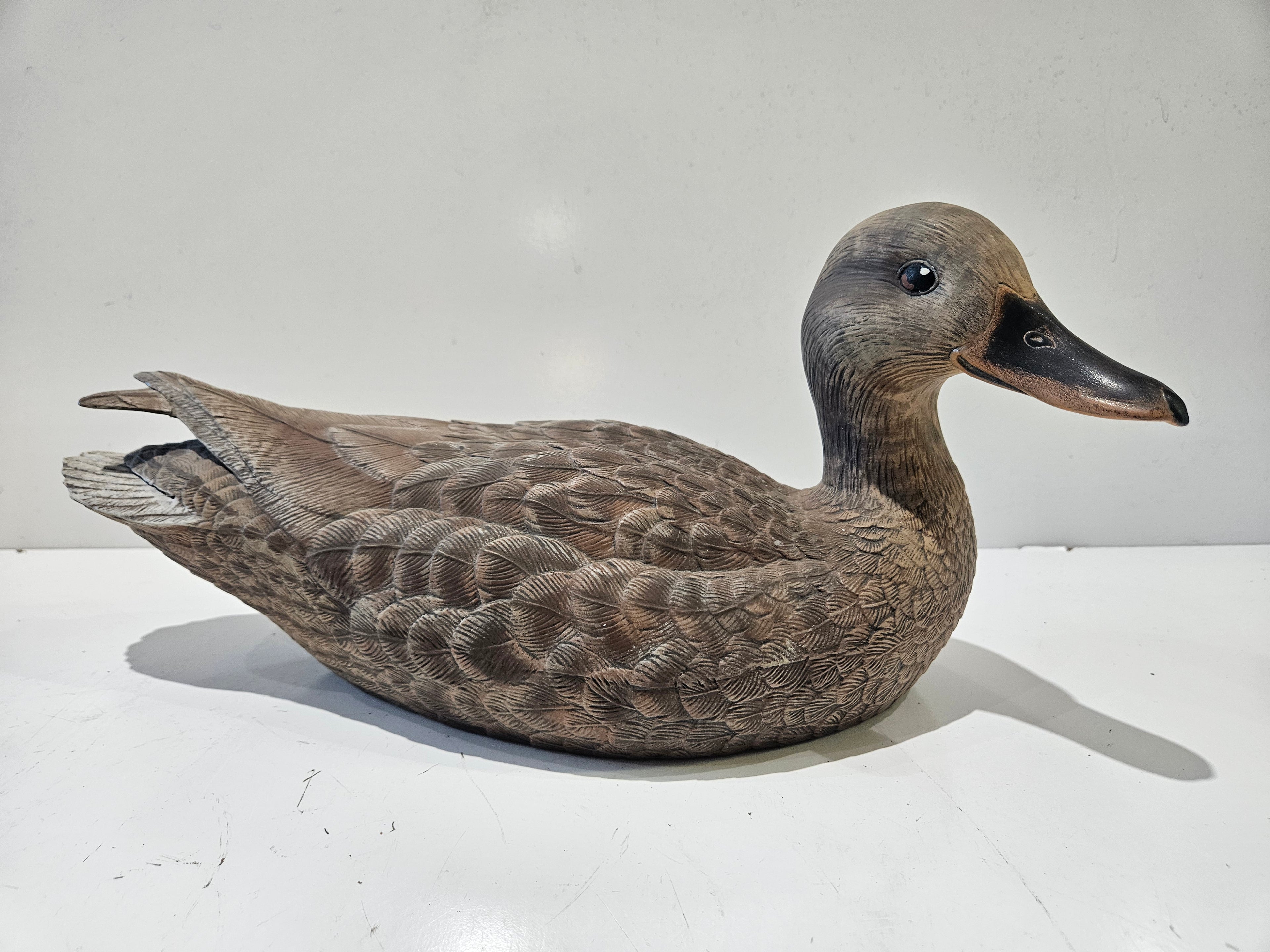 Vintage Hand Painted Mallard Duck Hunting Decoy Decorative Display Figure Decor