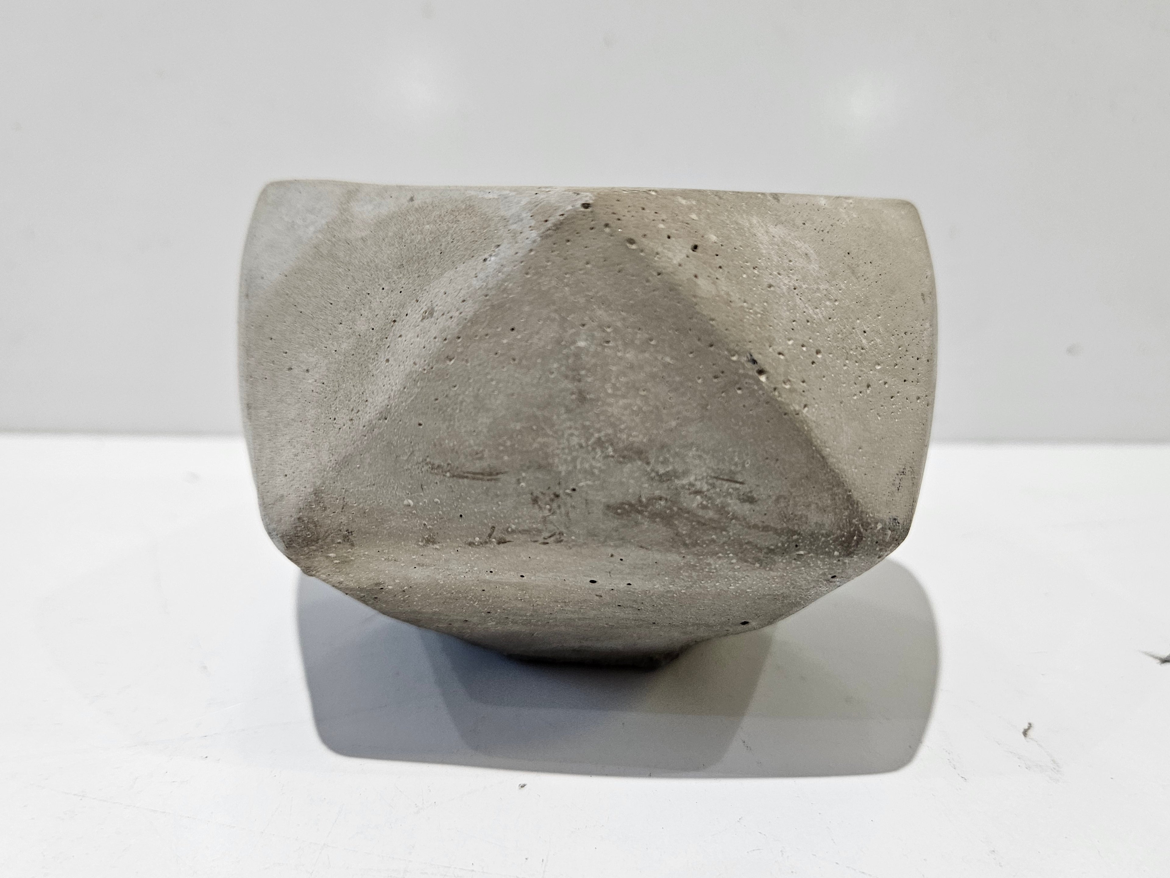 Modern Geometric Concrete Planter Succulent Pot Minimalist Cement Cachepot Decor