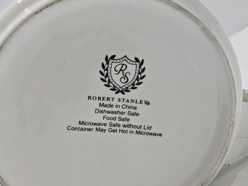 Robert Stanley Sunflower Soup Mug With Vented Lid Ceramic Microwave Bowl Cup