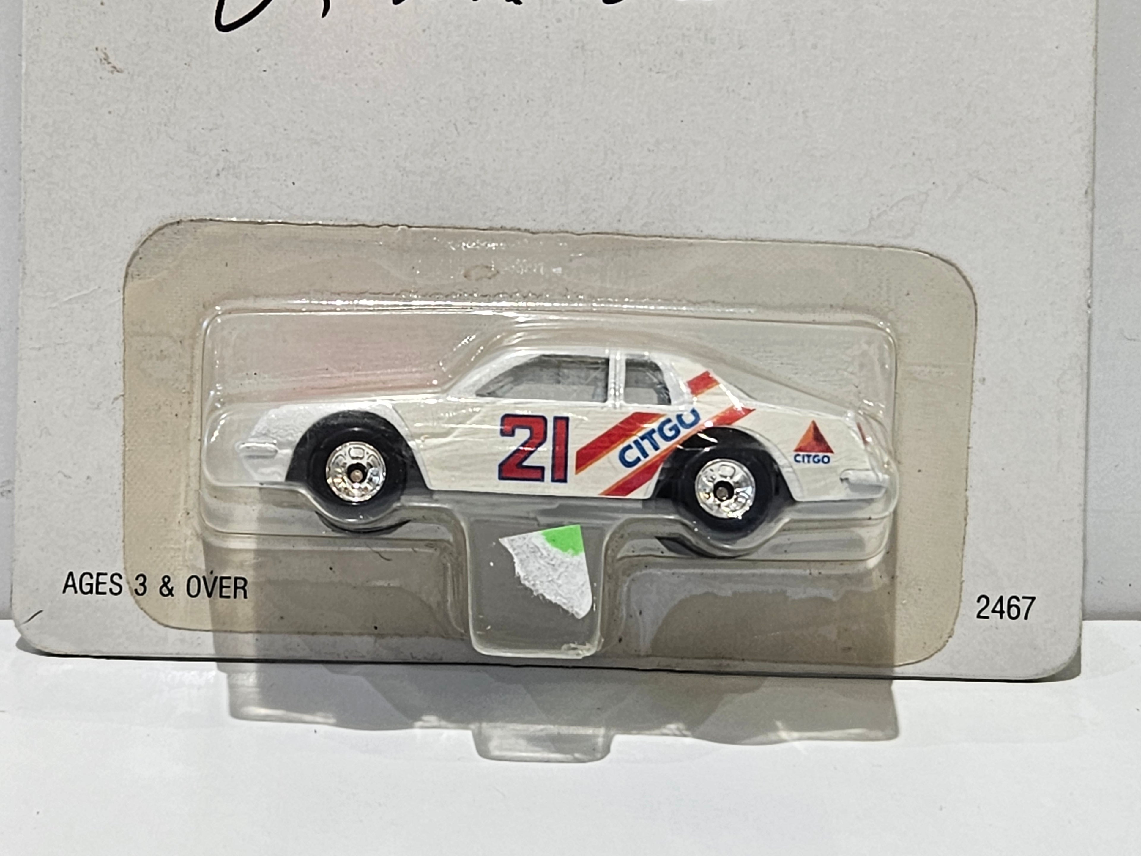 Vintage ERTL NASCAR Leonard Wood Signed Autograph No. 21 CITGO 1/64 Die Cast Car