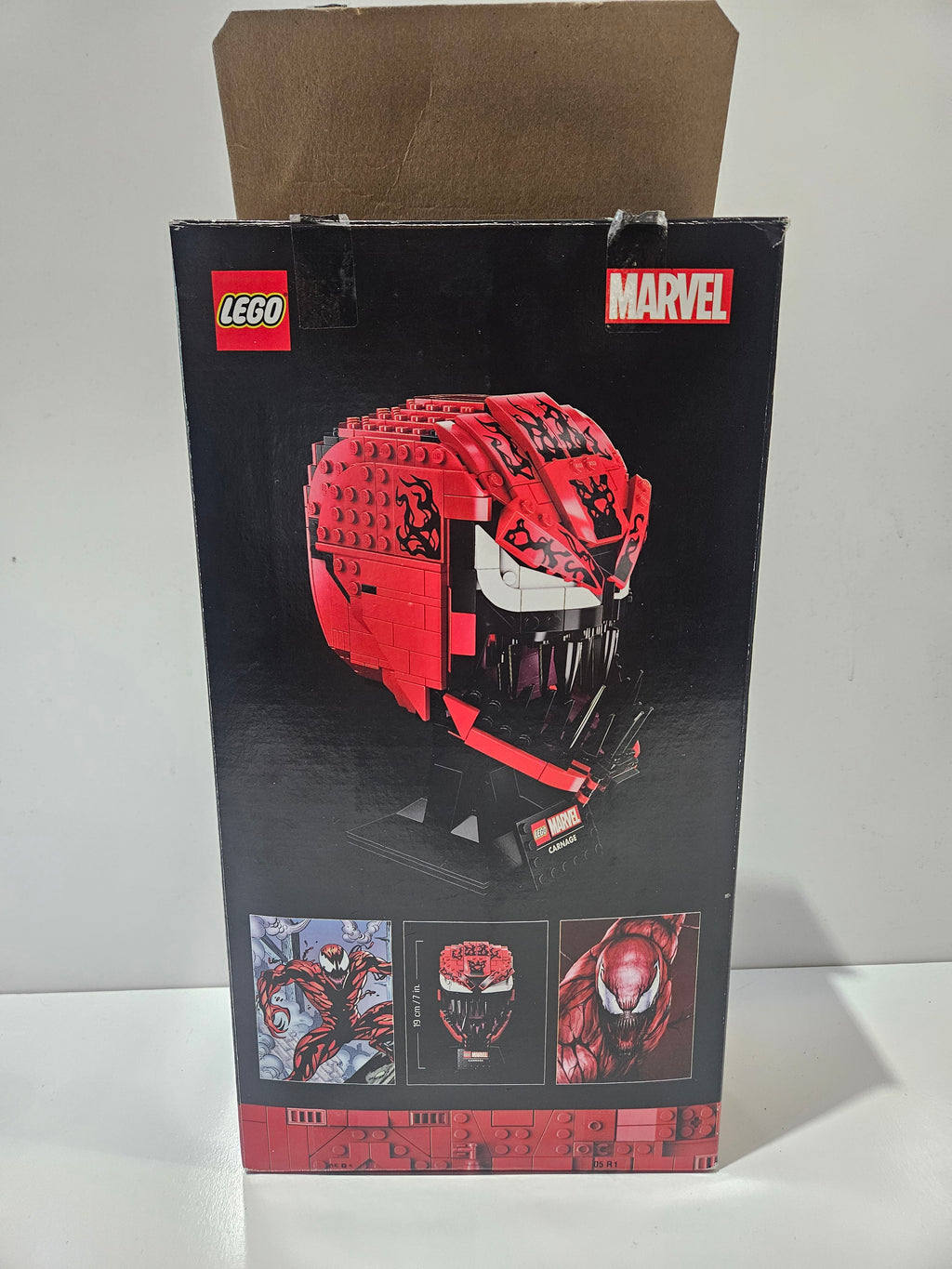 LEGO Marvel Carnage 76199 Spider-Man Universe Bust 546 Pieces 18+ Display Set