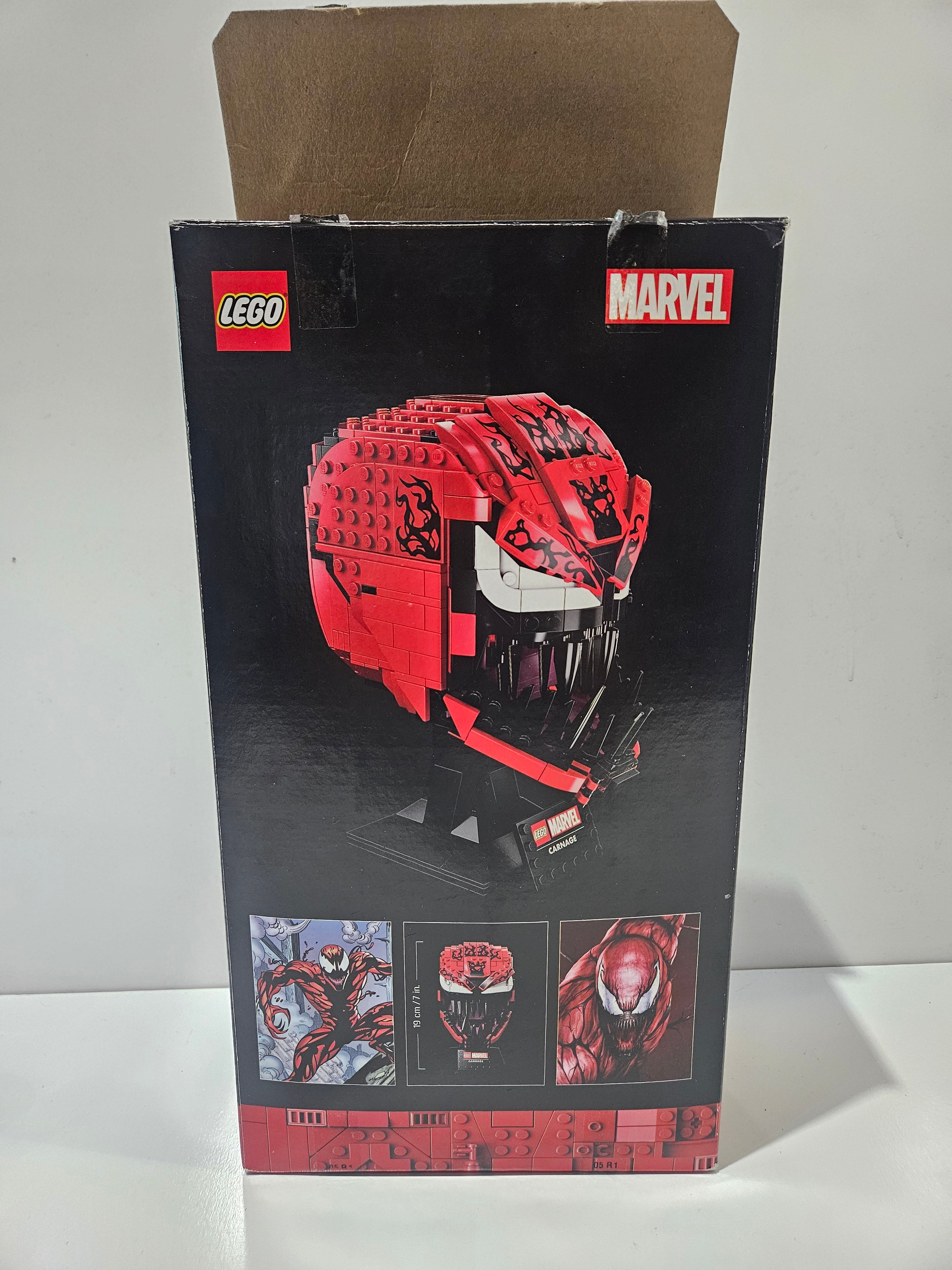 LEGO Marvel Carnage 76199 Spider-Man Universe Bust 546 Pieces 18+ Display Set