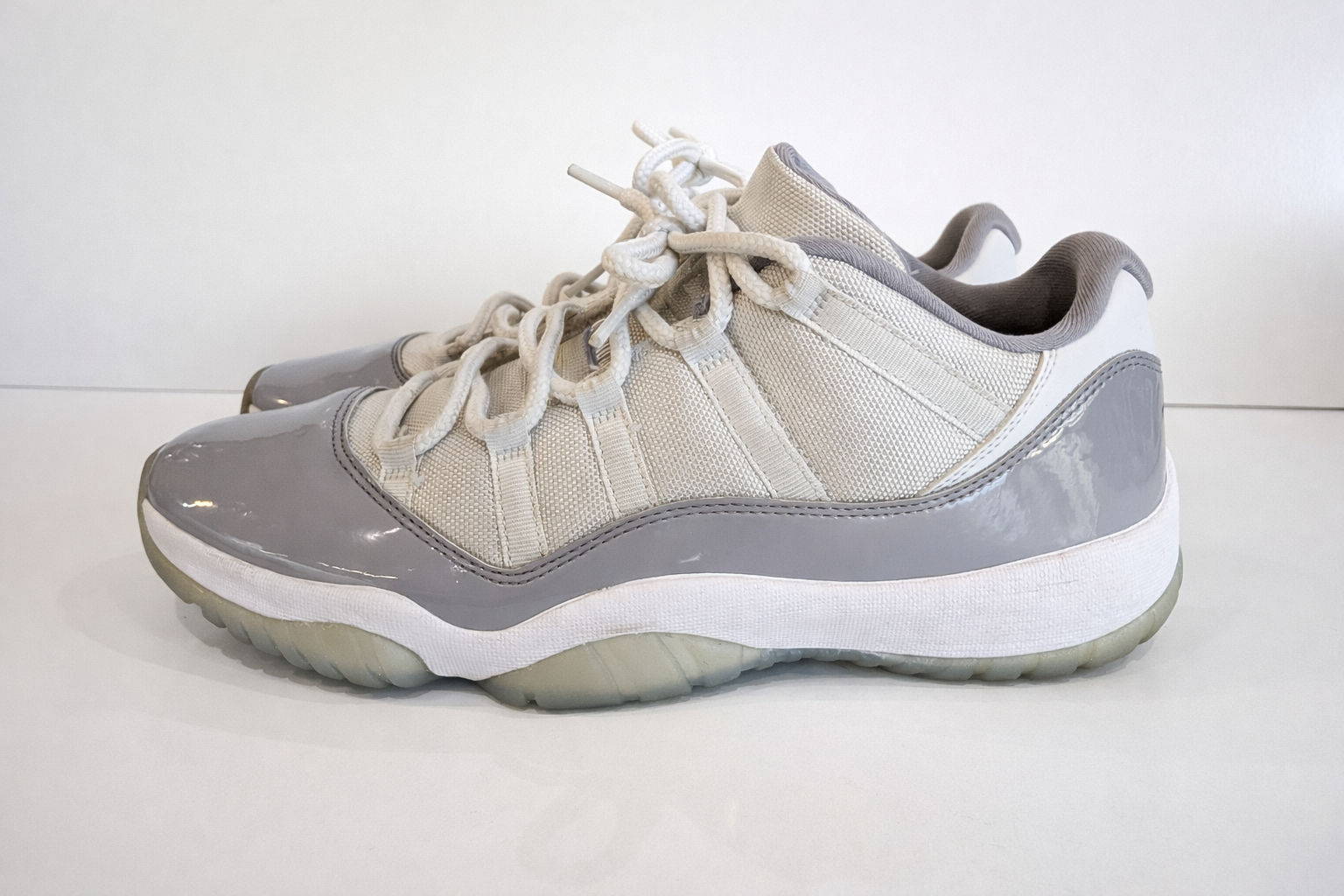 Air Jordan 11 - Nike Air Jordan 11 Low Cool Grey AV2187-140 Mens Size 12 Patent