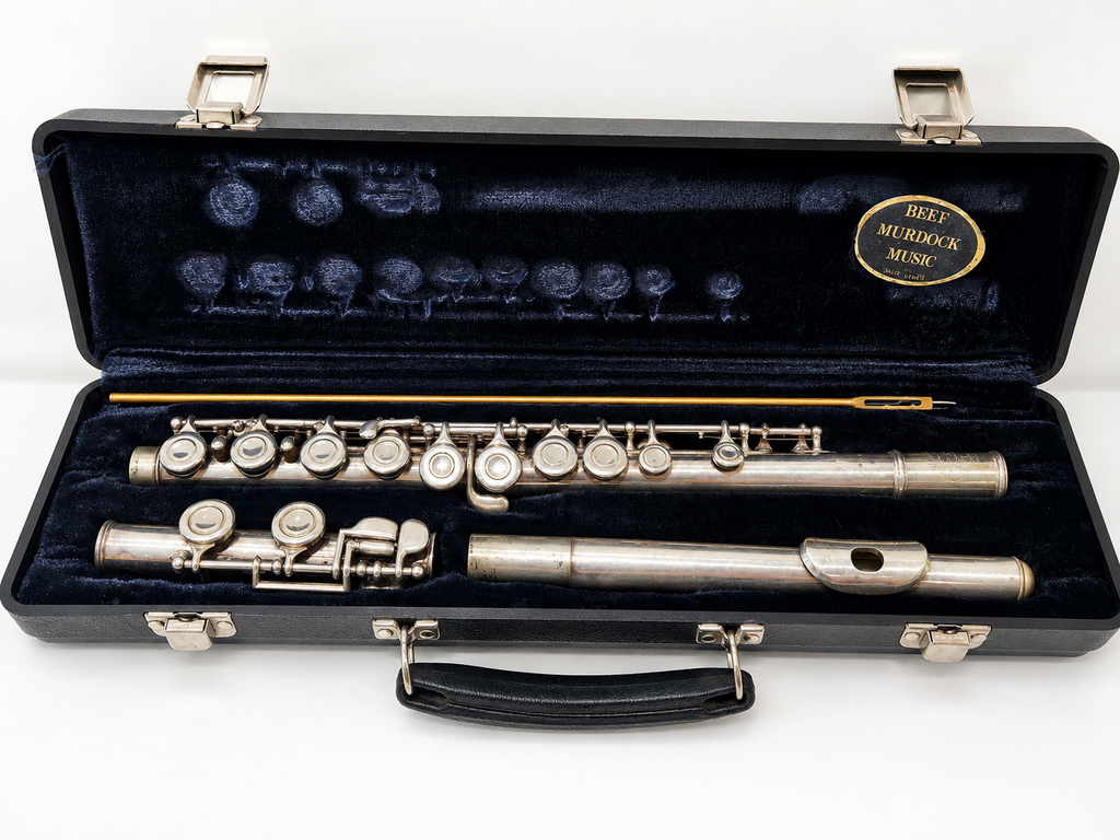 Artley Silver Plated Student Concert Flute With Hard Case Bert Murdock Music
