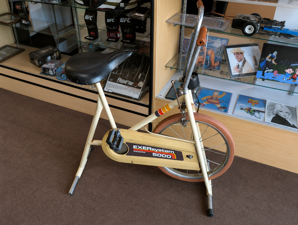 Vintage EXERsystem 5000 Roadmaster Exercise Bike Schwinn Seat Retro Fitness