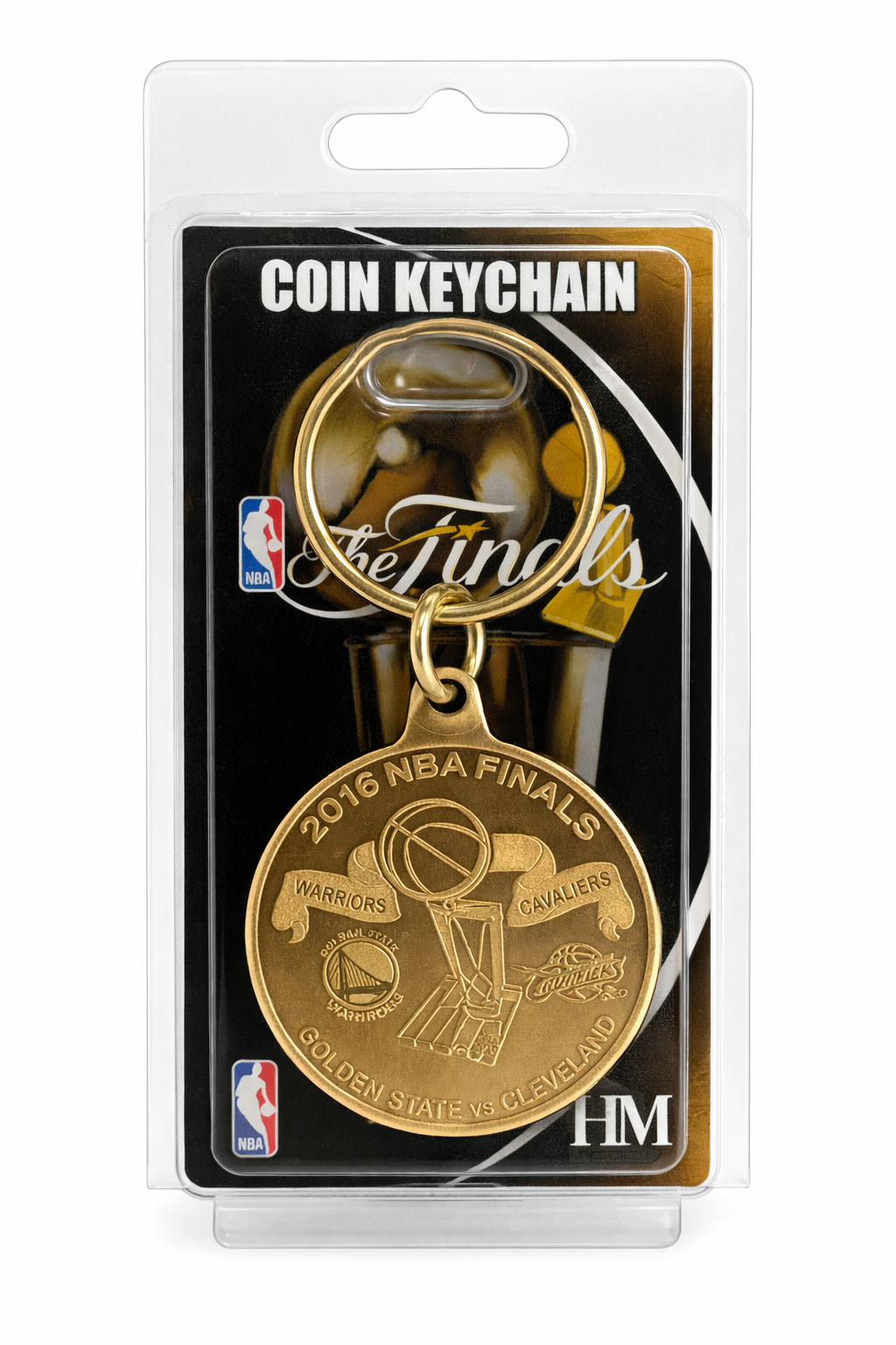 2016 NBA Finals Warriors Vs Cavaliers Highland Mint Coin Keychain Collectible