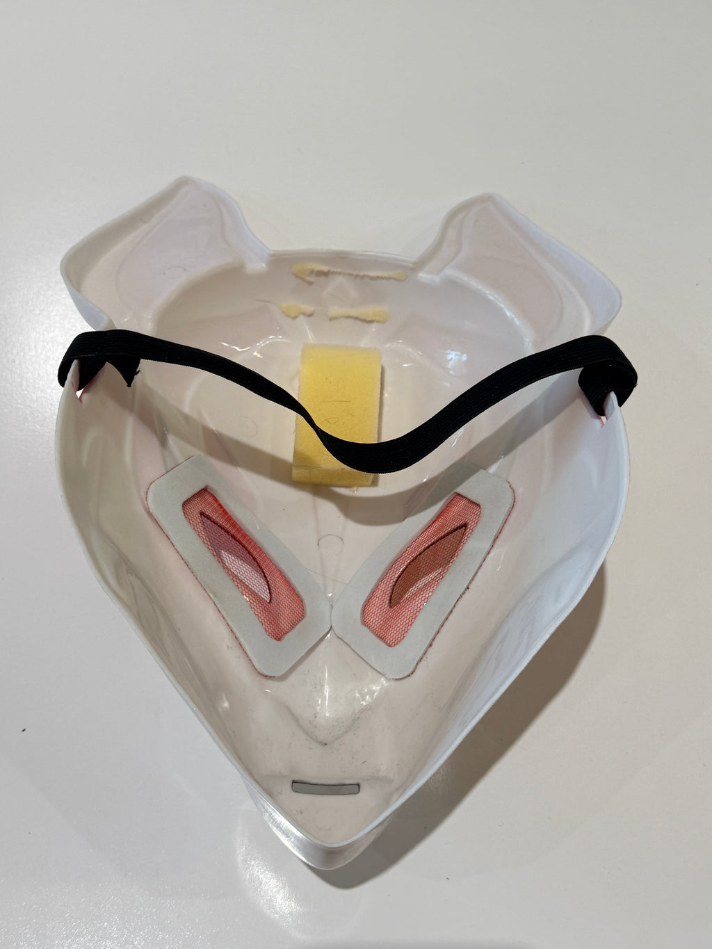 Fortnite Drift Fox Mask Costume Cosplay LED Style Kitsune Face Mask White