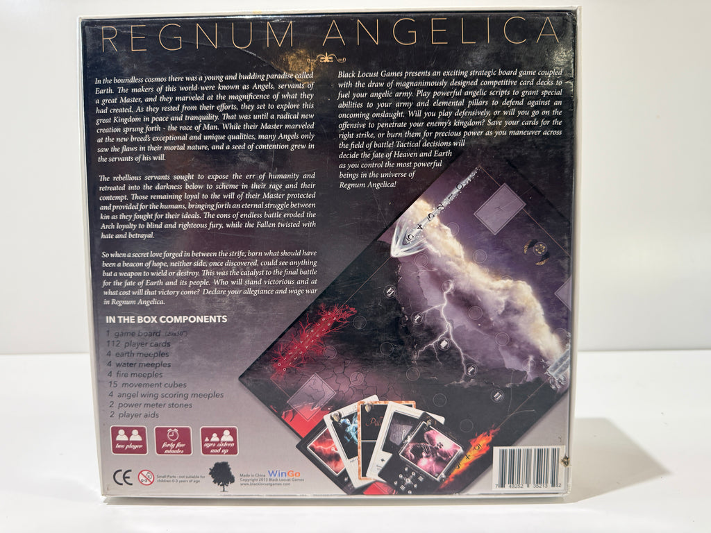 Regnum Angelica Board Game Complete Strategy Fantasy Angels Card Game Set