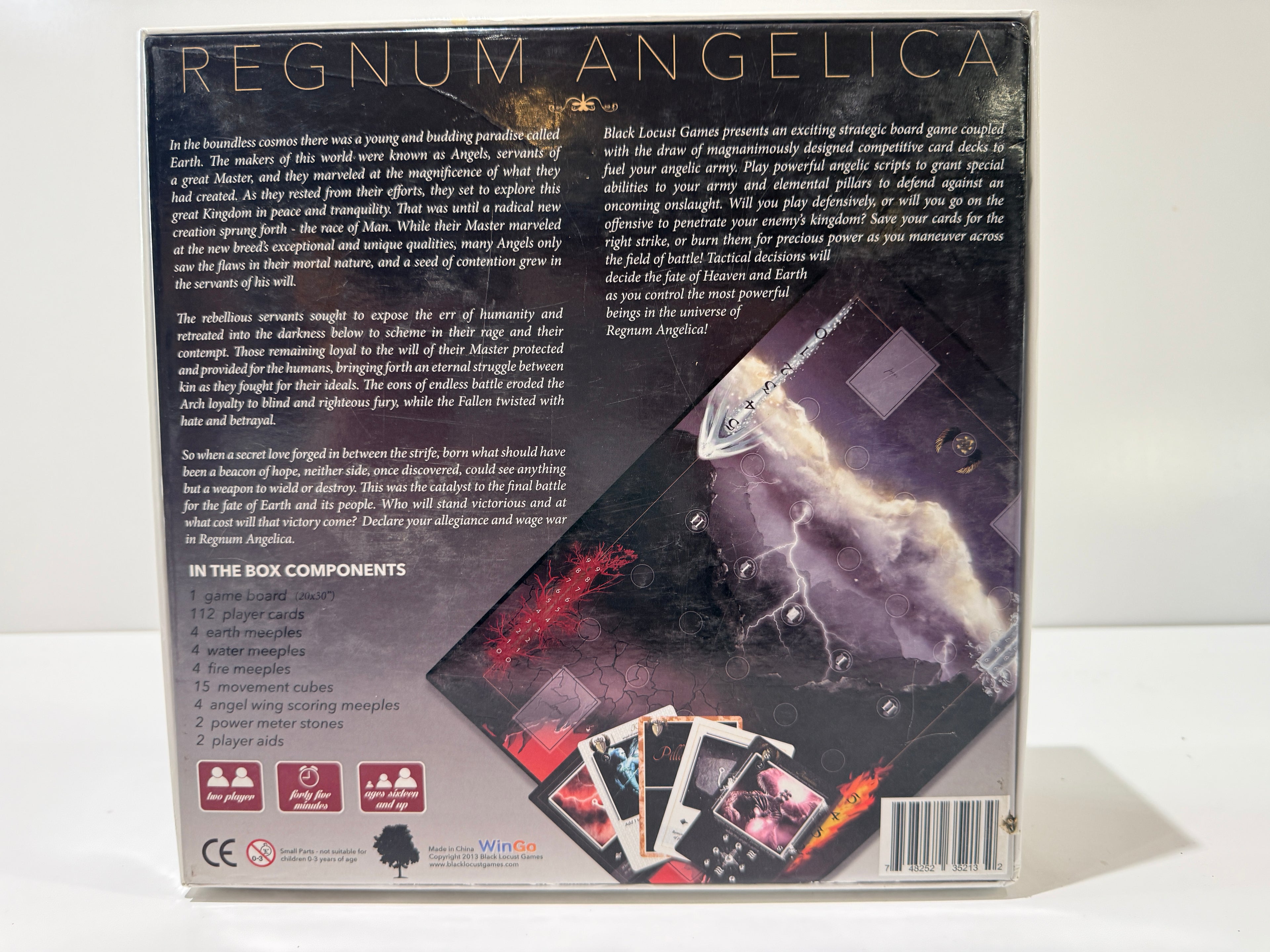 Regnum Angelica Board Game Complete Strategy Fantasy Angels Card Game Set