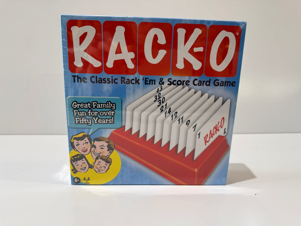 Rack-O Classic Rack Em Score Card Game Sealed Family Card Game Winning Moves