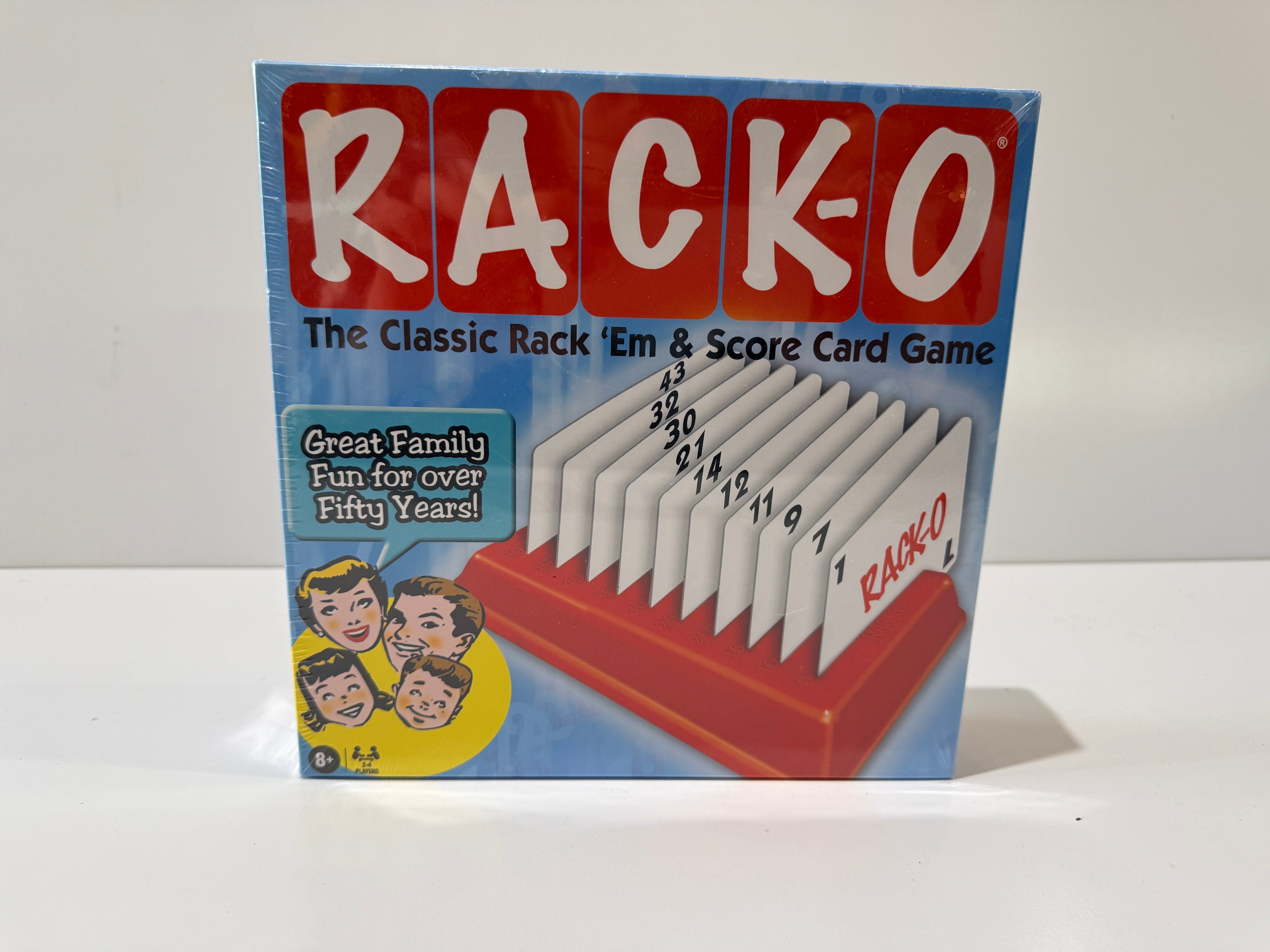 Rack-O Classic Rack Em Score Card Game Sealed Family Card Game Winning Moves