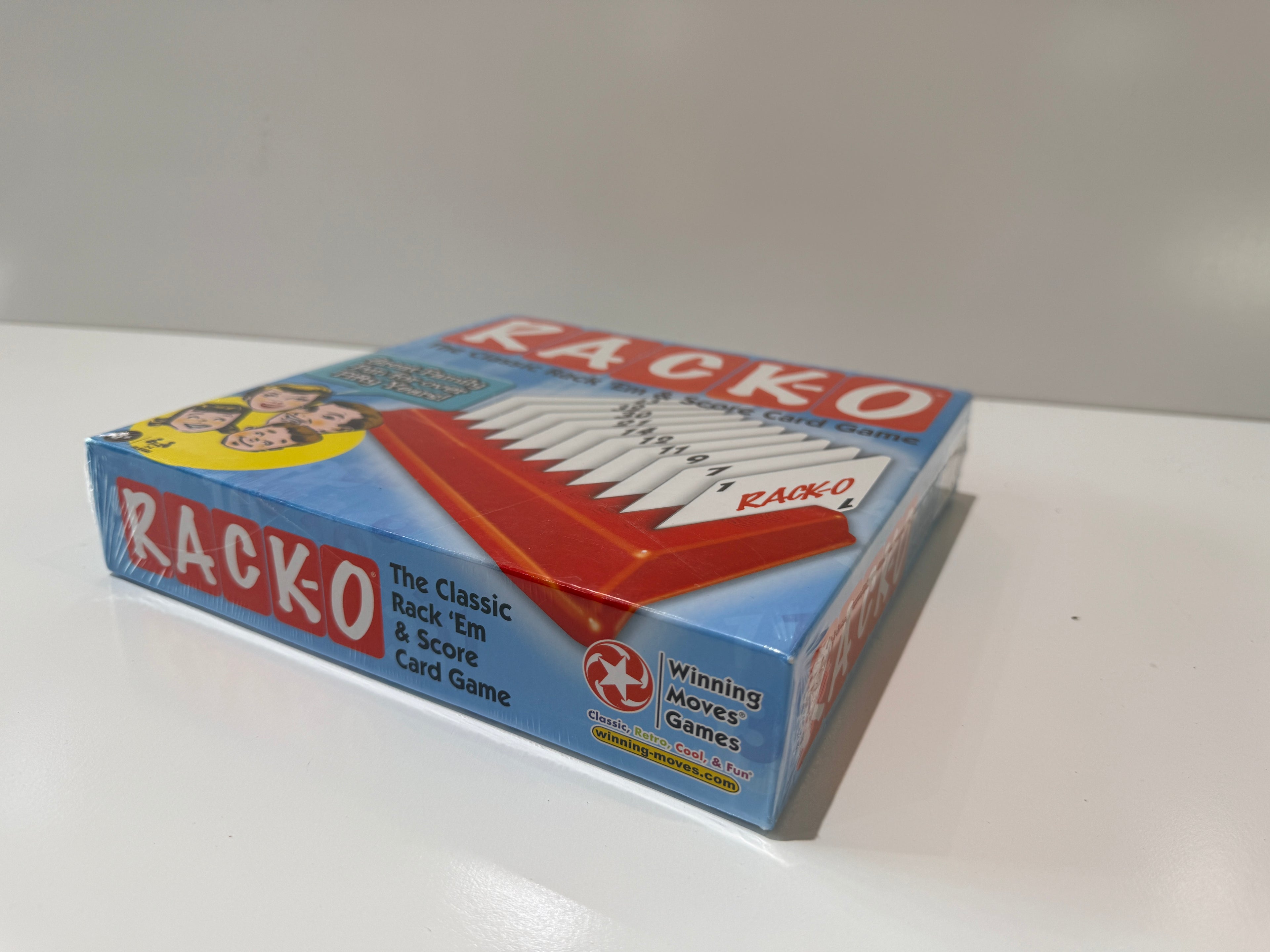 Rack-O Classic Rack Em Score Card Game Sealed Family Card Game Winning Moves