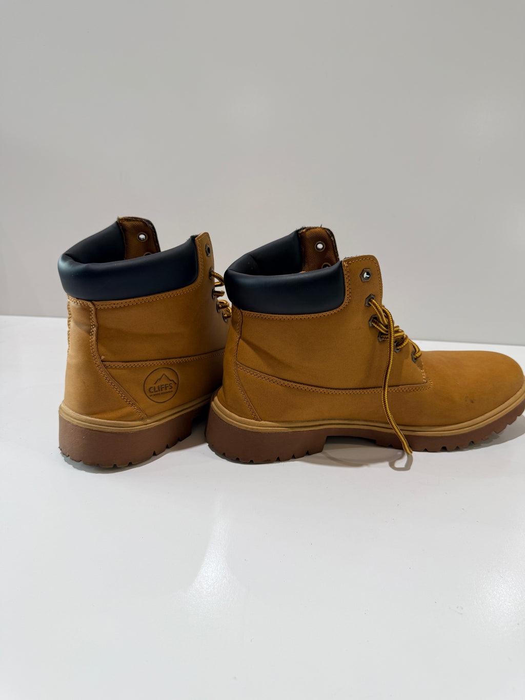Cliffs By White Mountain Mens Size 11 Work Boots Tan Lace Up Hiking Style