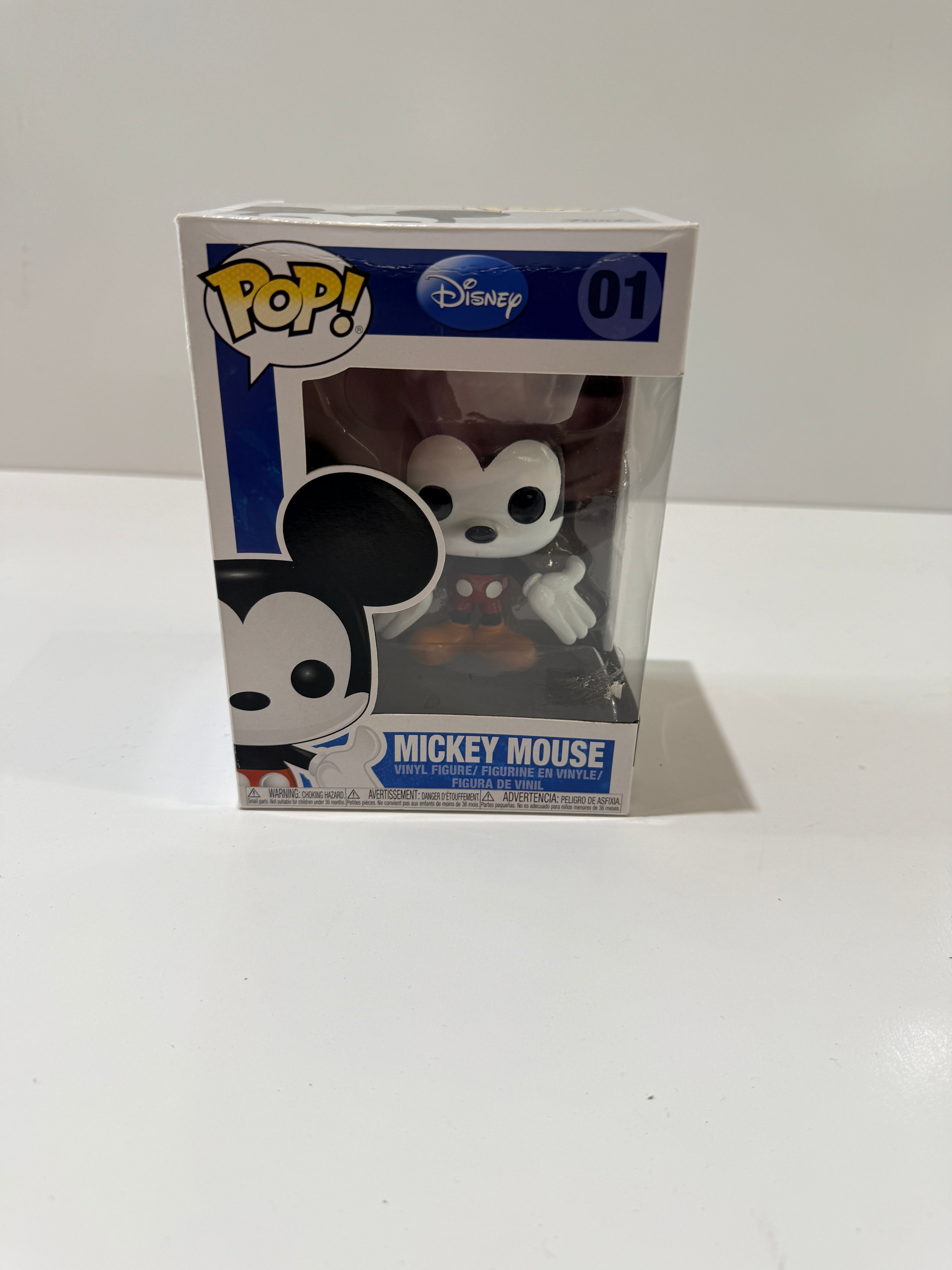 Funko Pop Disney Mickey Mouse #01 Vinyl Figure Original Series 1 Collectible