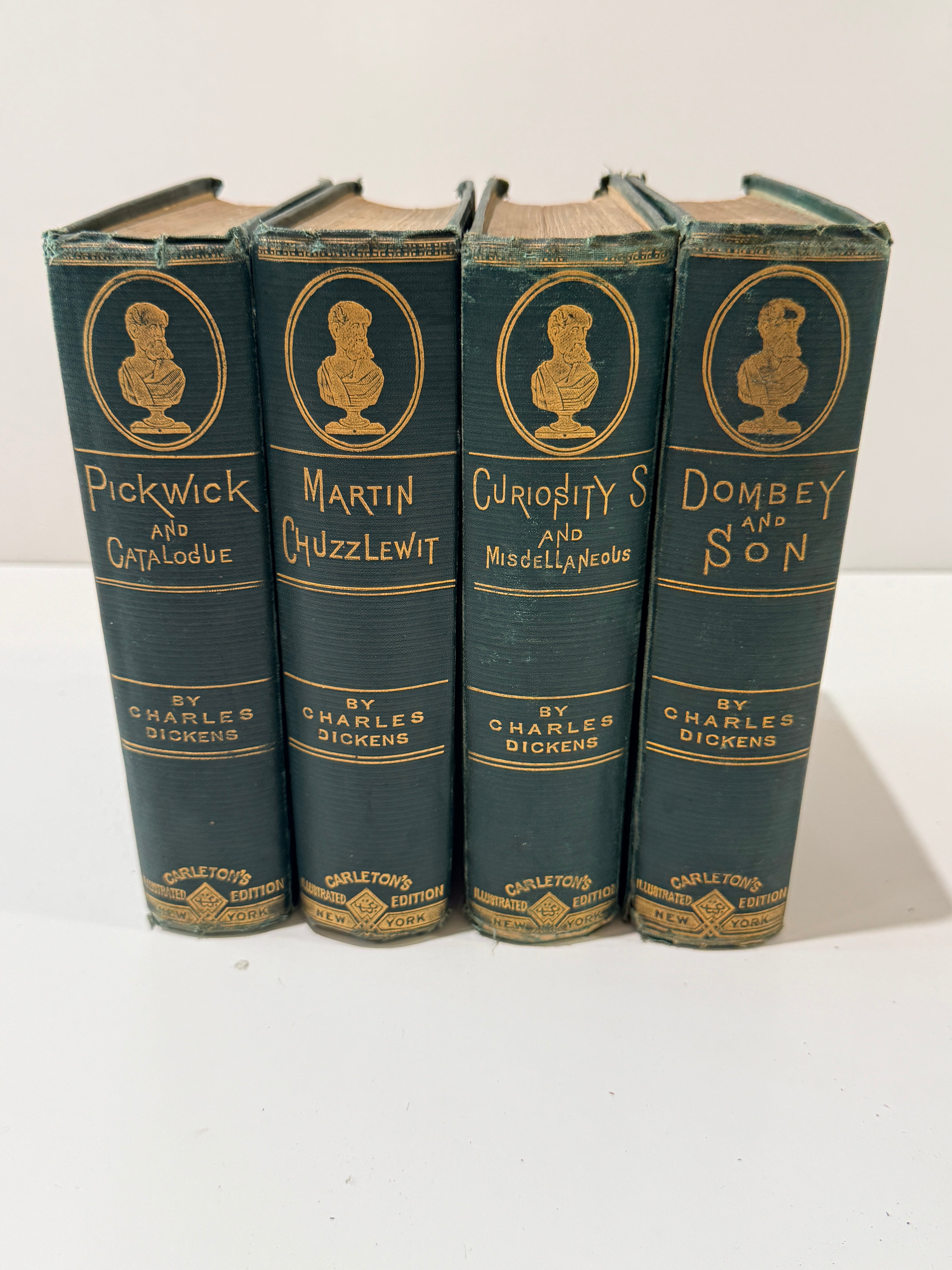 Antique 1877 Charles Dickens Carleton Illustrated