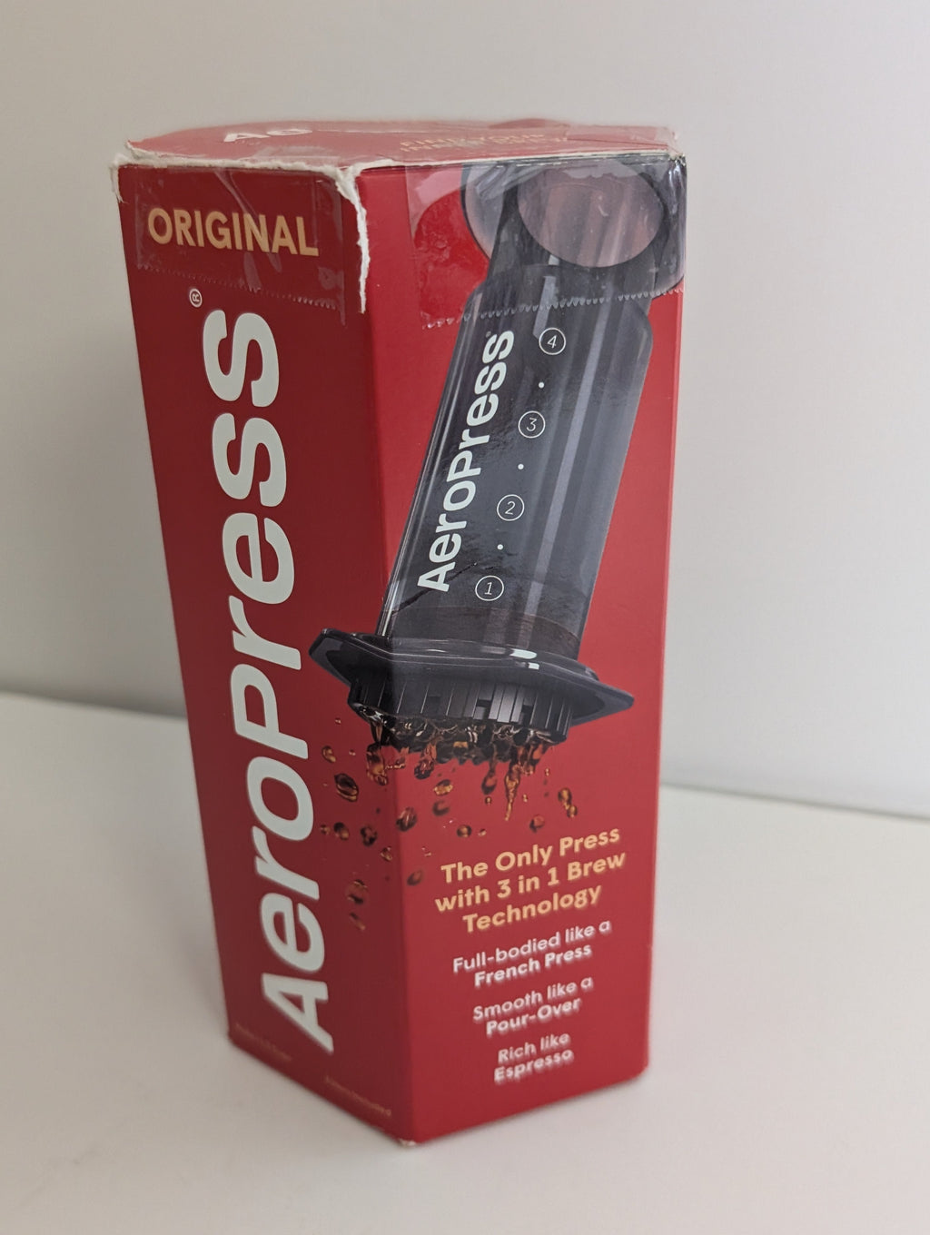 2024 AeroPress Original Coffee & Espresso Maker 3-in-1 Portable Brew System