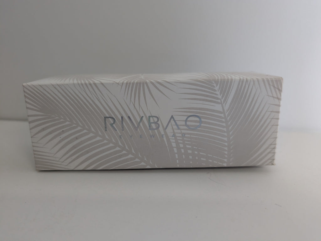 RIVBAO Polarized Mirrored Green Lens Sunglasses Matte Camo Frame with Box
