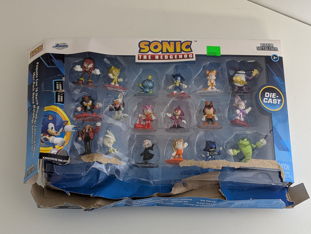 Sonic the Hedgehog Nano Metalfigs Die-Cast 20-Figure Collector Set by Jada Toys