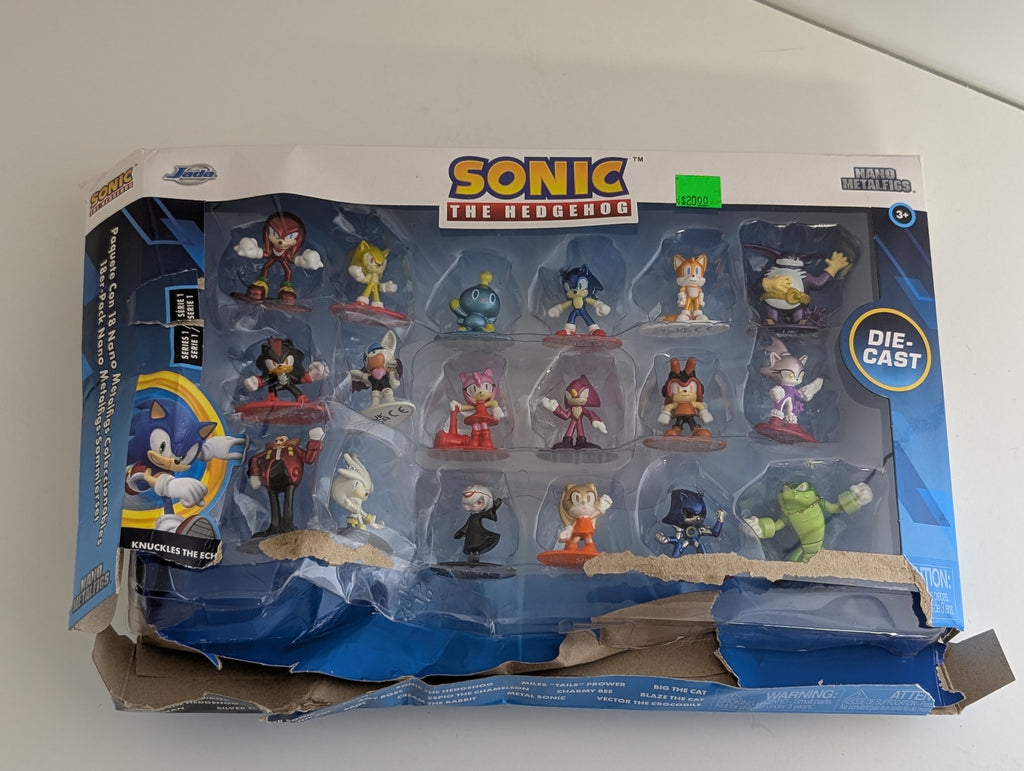 Sonic the Hedgehog Nano Metalfigs Die-Cast 20-Figure Collector Set by Jada Toys