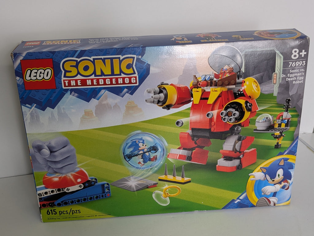LEGO Sonic the Hedgehog 76993 Sonic vs Dr. Eggman’s Death Egg Robot Set 615 Pieces