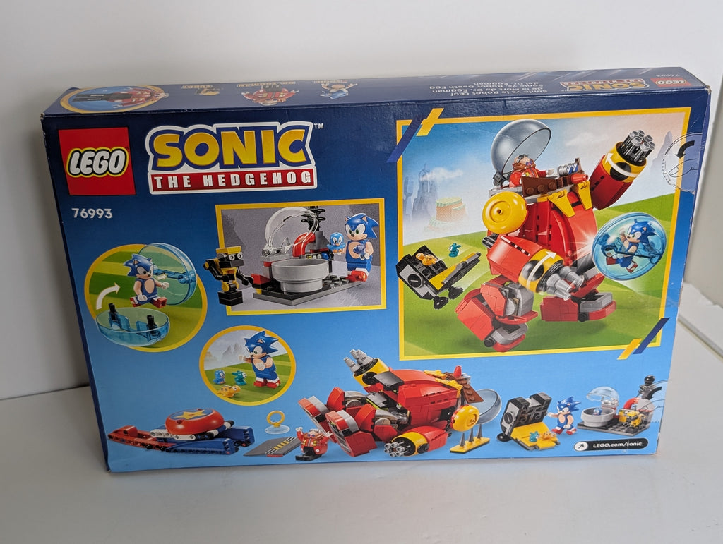 LEGO Sonic the Hedgehog 76993 Sonic vs Dr. Eggman’s Death Egg Robot Set 615 Pieces