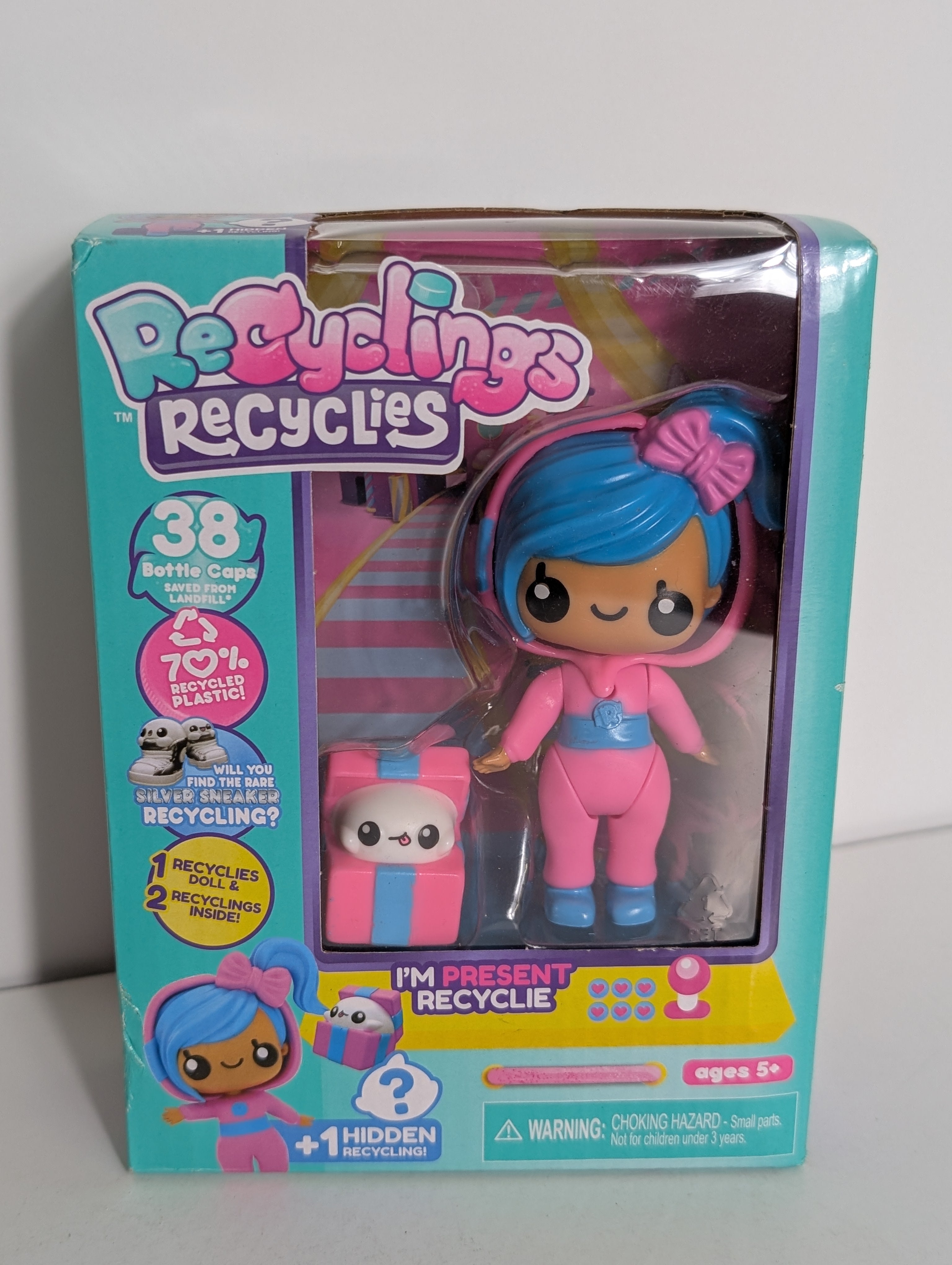 Recyclings I’m Present Recyclie Doll Eco-Friendly Collectible Toy 70% Recycled Plastic