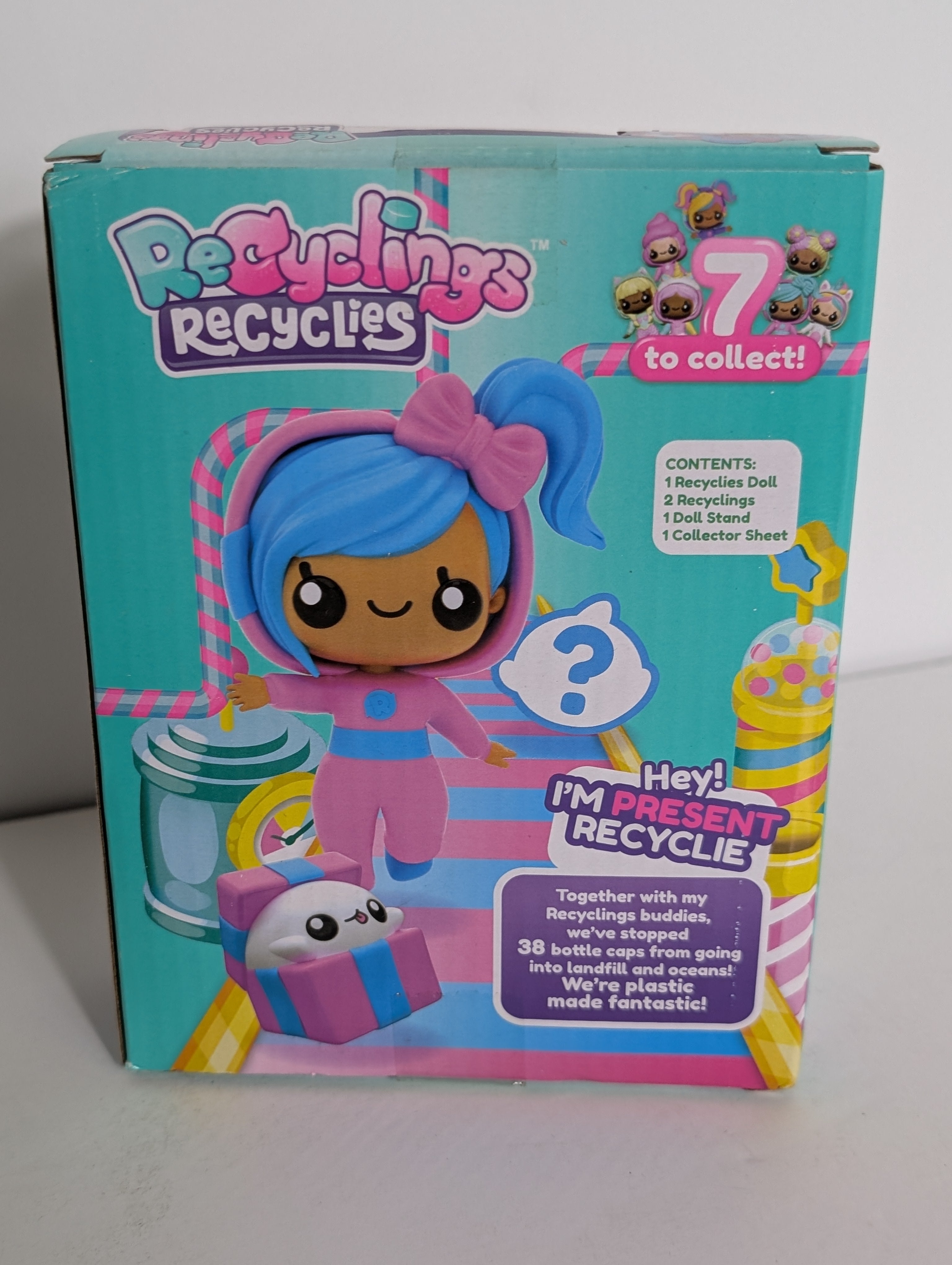 Recyclings I’m Present Recyclie Doll Eco-Friendly Collectible Toy 70% Recycled Plastic