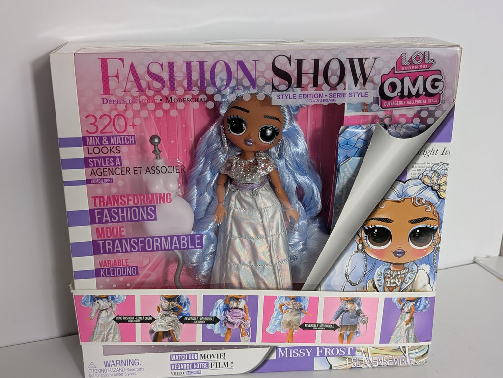 LOL Surprise OMG Fashion Show Style Edition Missy Frost Doll Transforming Fashions