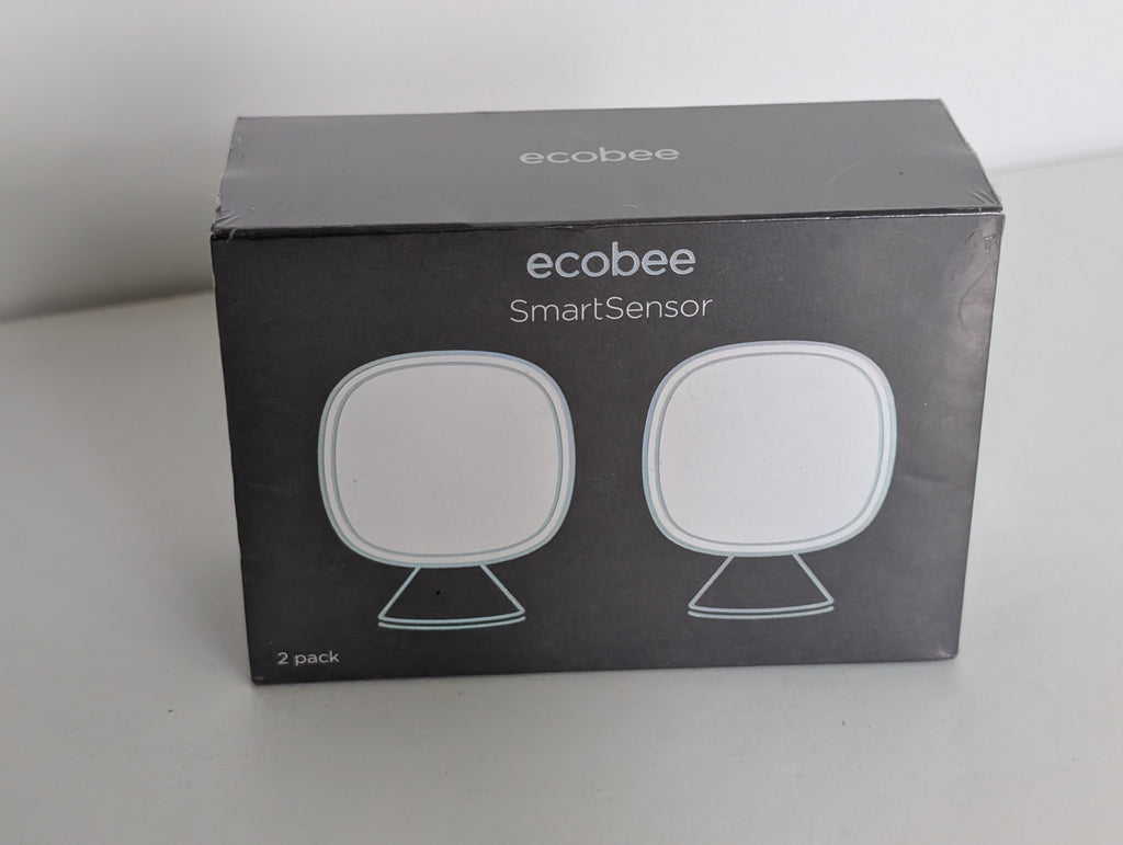 Ecobee SmartSensor 2-Pack Wireless Temperature Motion Sensors for Smart Thermostats