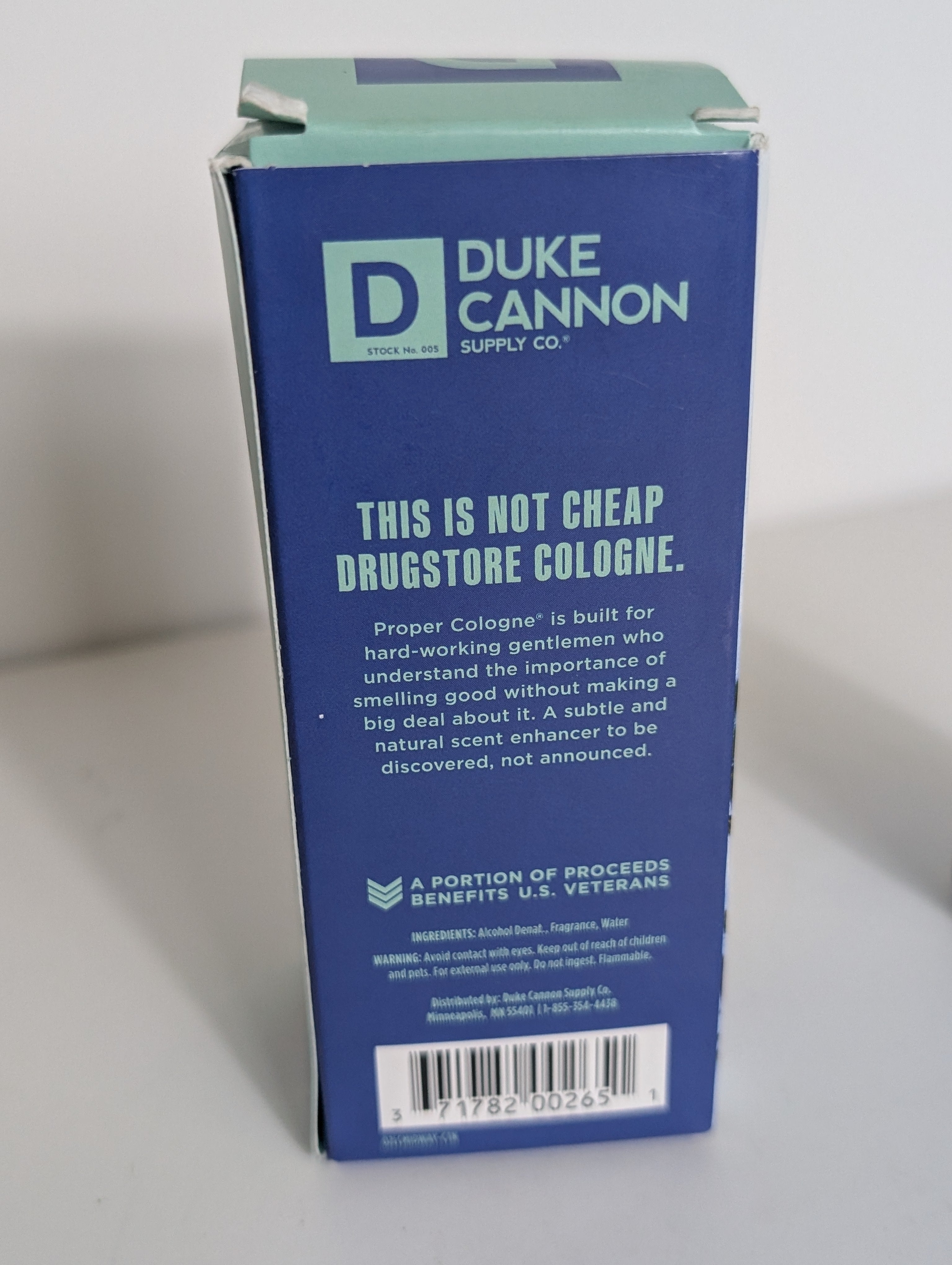 Duke Cannon Supply Co Midway Proper Cologne Eau de Parfum Citrus and Sandalwood 1.7oz