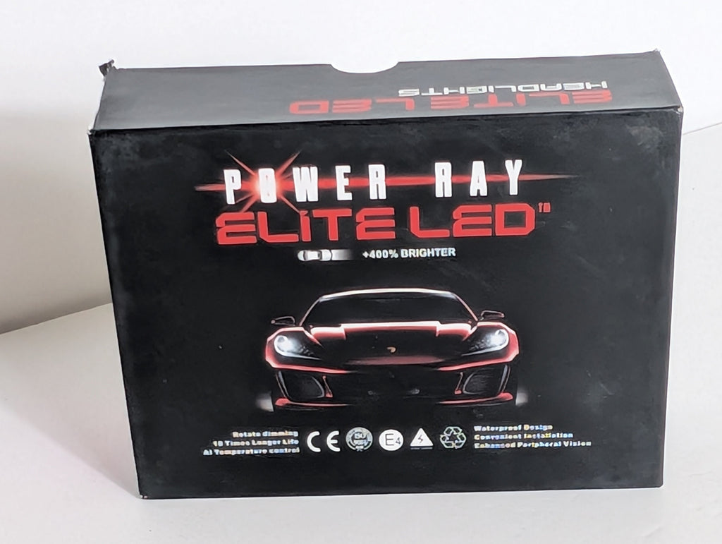 Power Ray Elite LED Headlights 65K 9012 3225 Automotive Conversion Light Kit