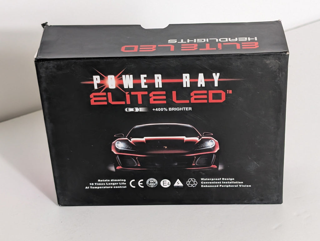 Power Ray Elite LED Headlights 65K 9012 3225 Automotive Conversion Light Kit