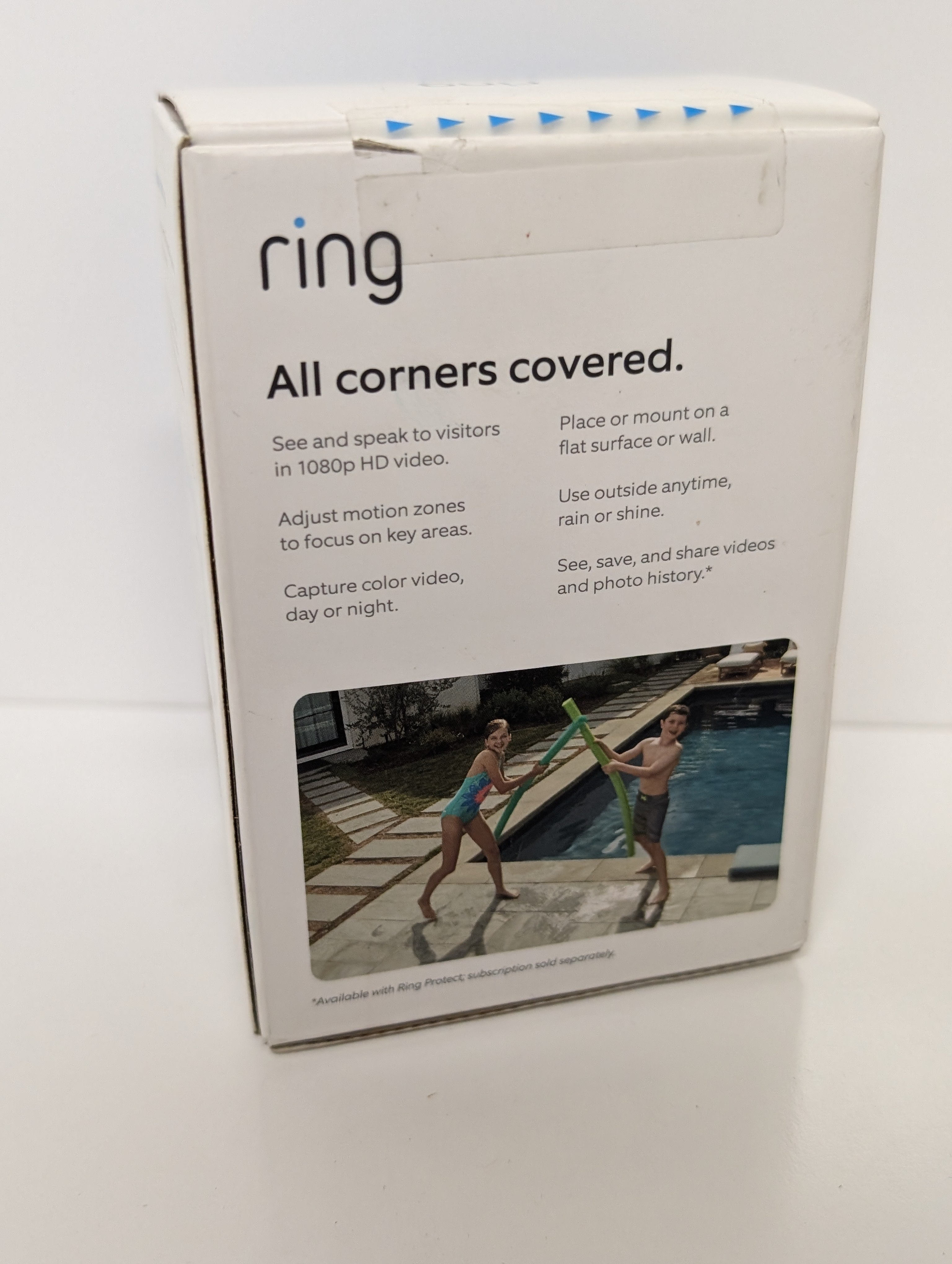Ring Stick Up Cam Battery (Black) – Wireless Indoor/Outdoor 1080p Security Camera (New Sealed)