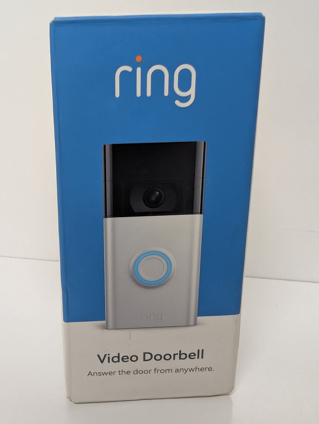 Ring Video Doorbell (2nd Gen, Satin Nickel) – 1080p HD Smart Home Camera with Motion Alerts (New Sealed)