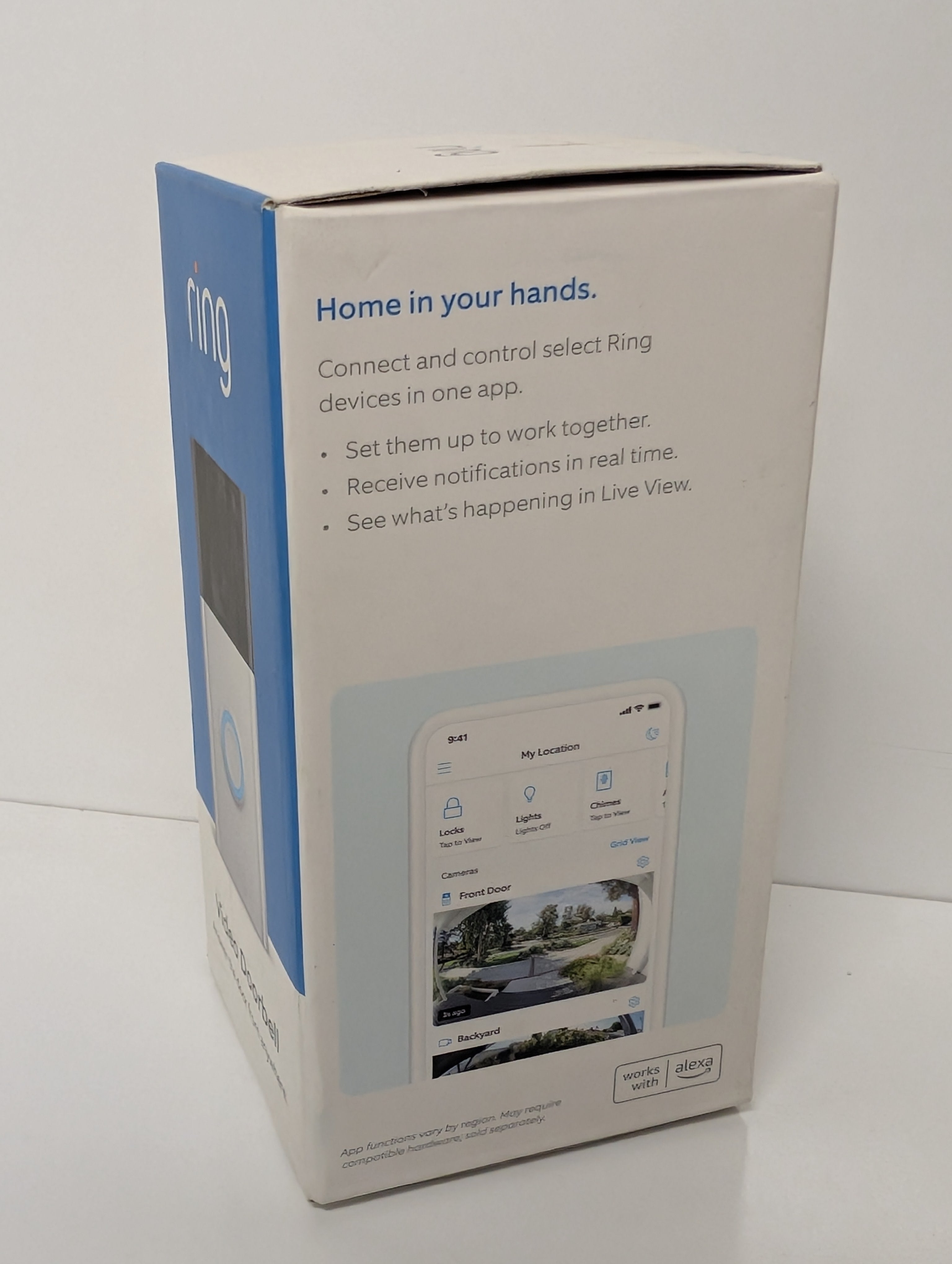 Ring Video Doorbell (2nd Gen, Satin Nickel) – 1080p HD Smart Home Camera with Motion Alerts (New Sealed)