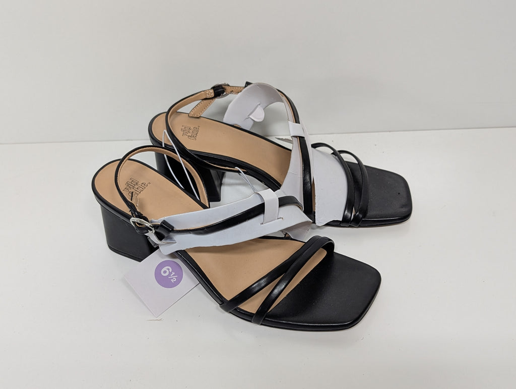 Wild Fable “Blaire” Black Strappy Block Heel Sandals – Size 6.5 (New in Box)