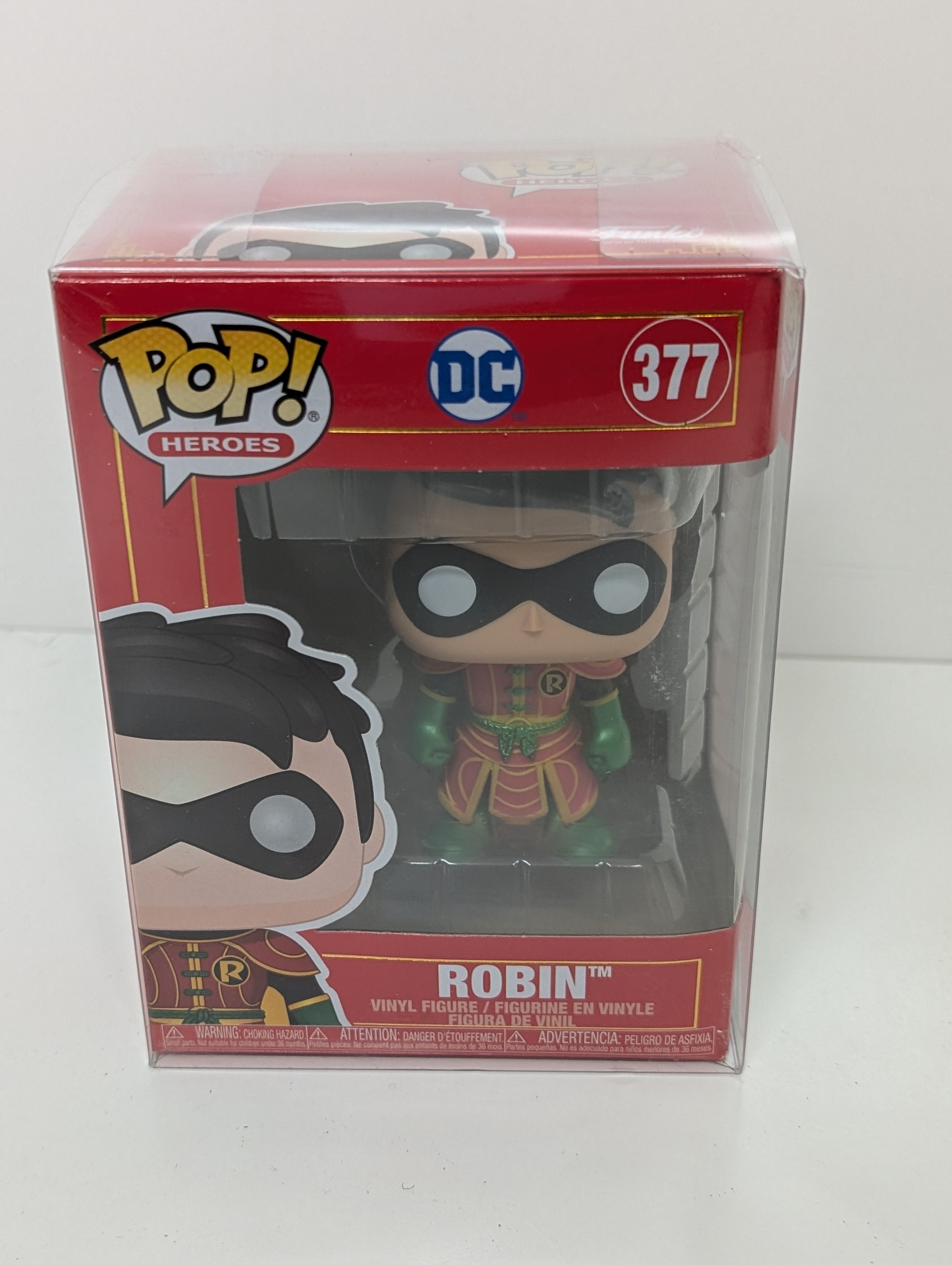 Funko Pop! Heroes DC Robin Vinyl Figure #377 Collectible Display Toy new
