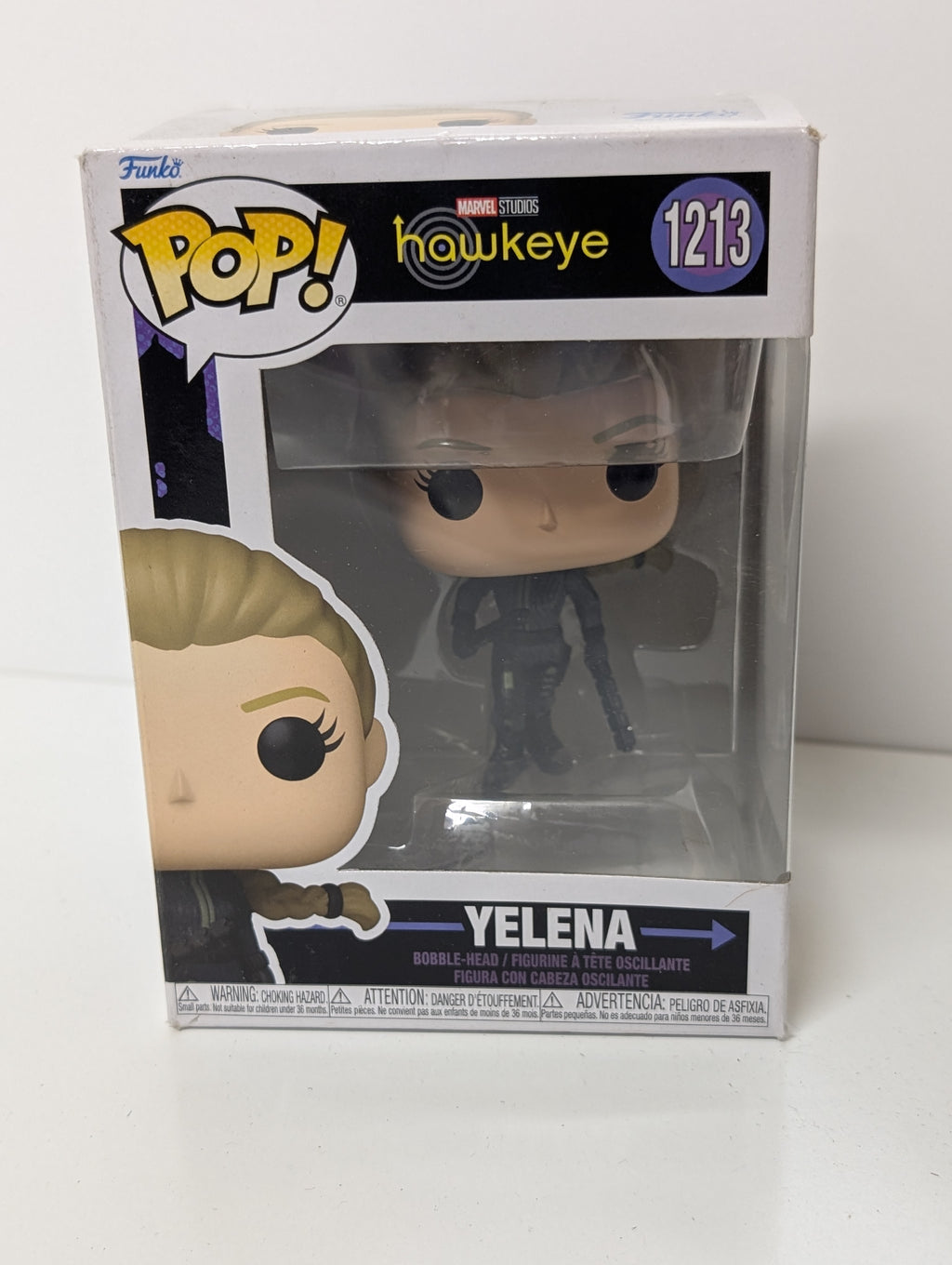 Funko Pop! Marvel Studios Hawkeye Yelena Vinyl Bobble-Head Figure #1213 Collectible
