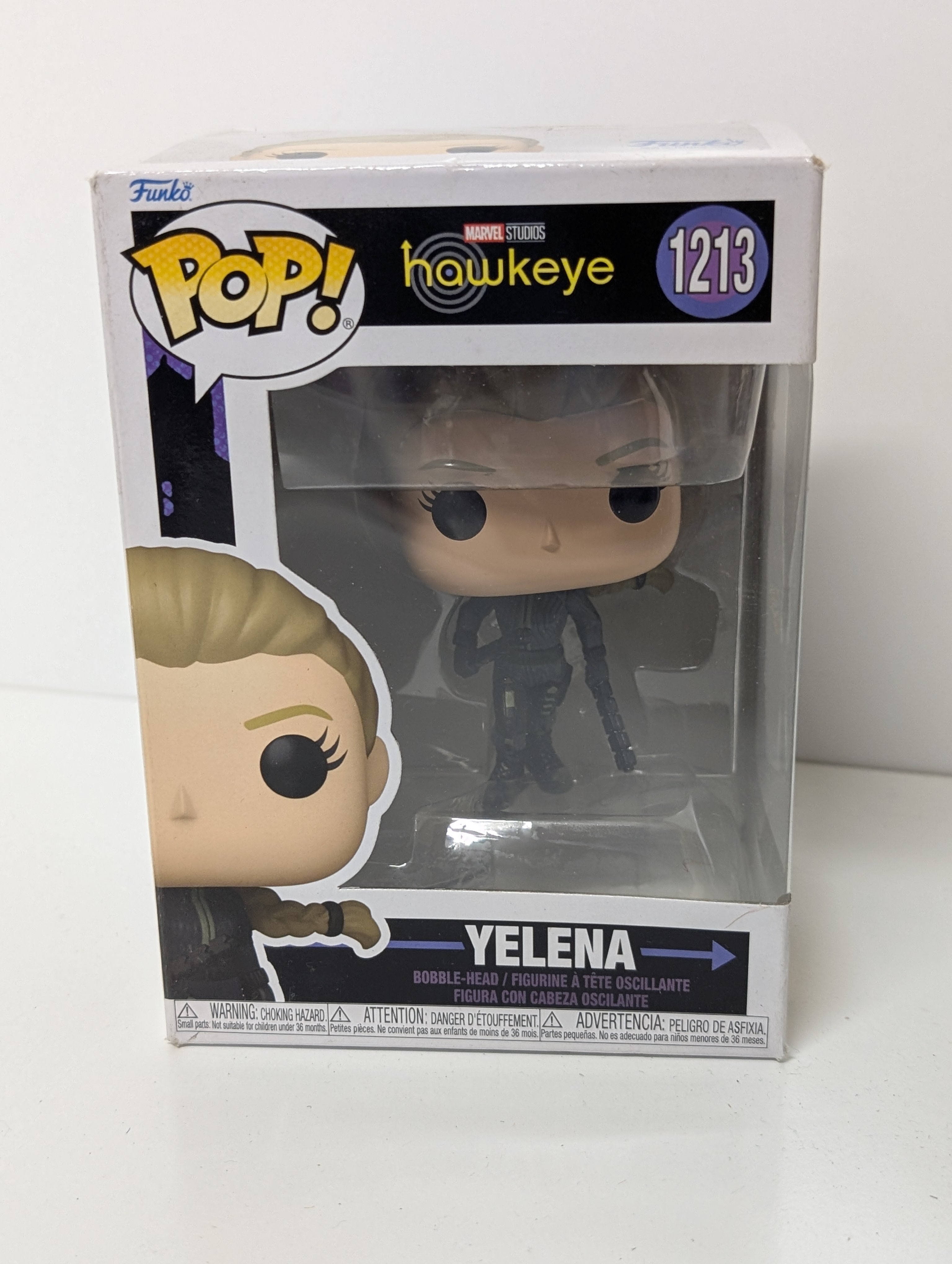 Funko Pop! Marvel Studios Hawkeye Yelena Vinyl Bobble-Head Figure #1213 Collectible