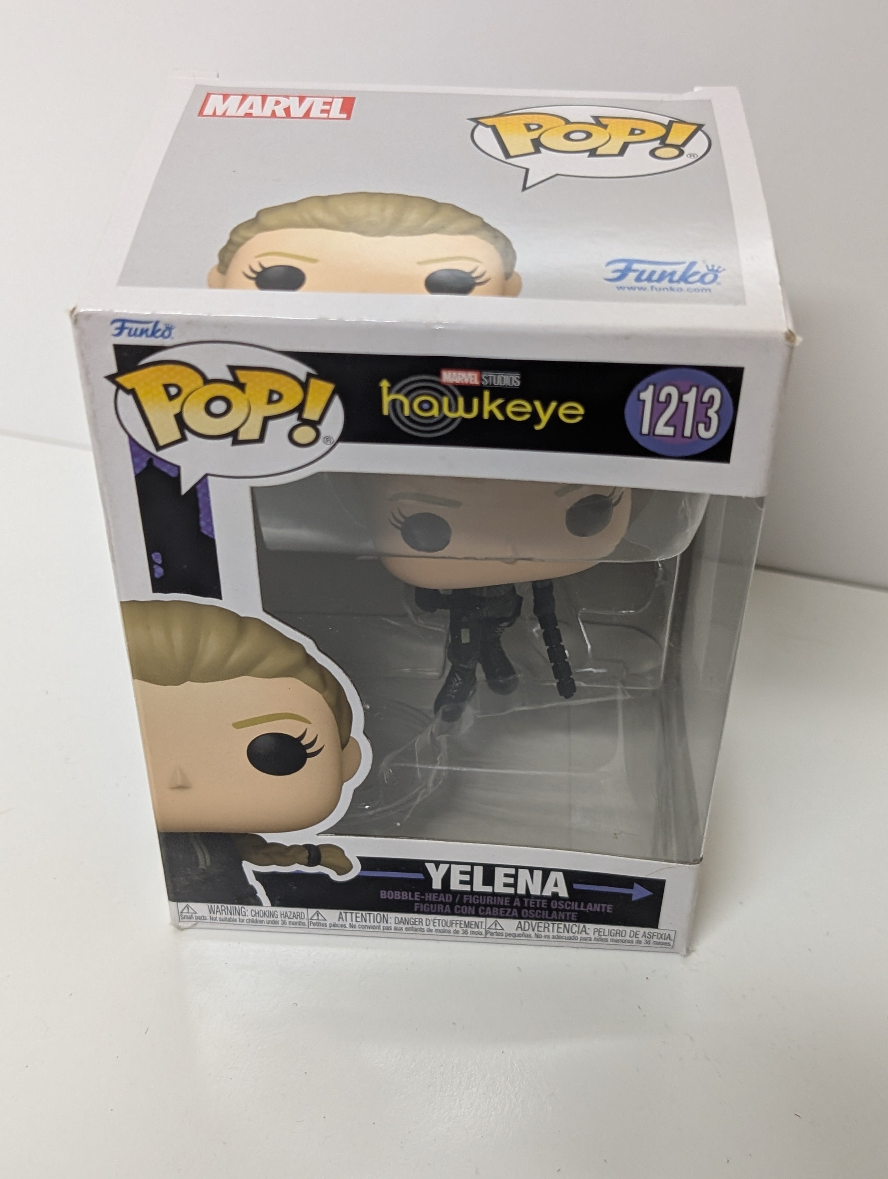 Funko Pop! Marvel Studios Hawkeye Yelena Vinyl Bobble-Head Figure #1213 Collectible