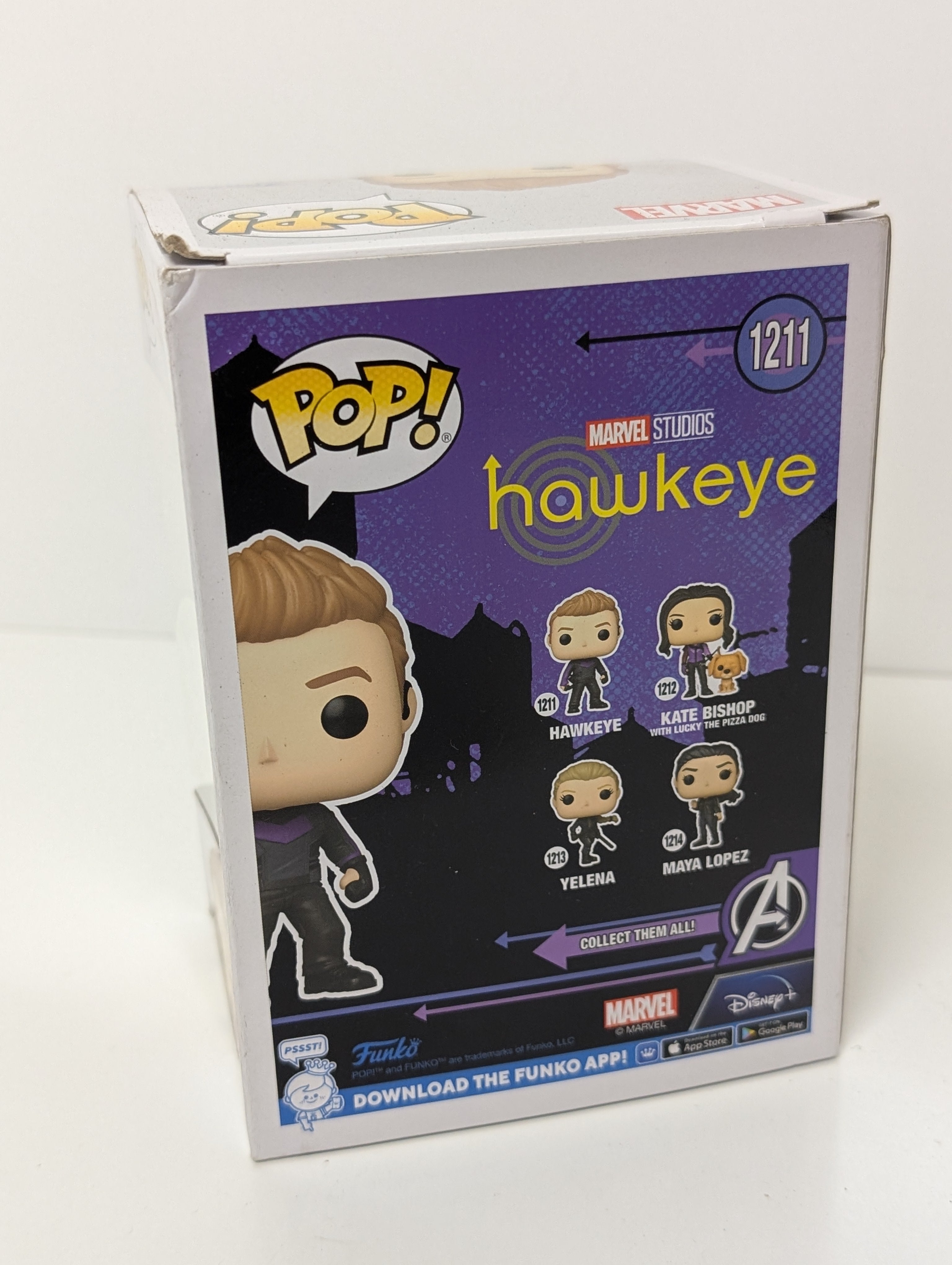 Funko Pop! Marvel Studios Hawkeye Vinyl Bobble-Head Figure #1211 Collectible New