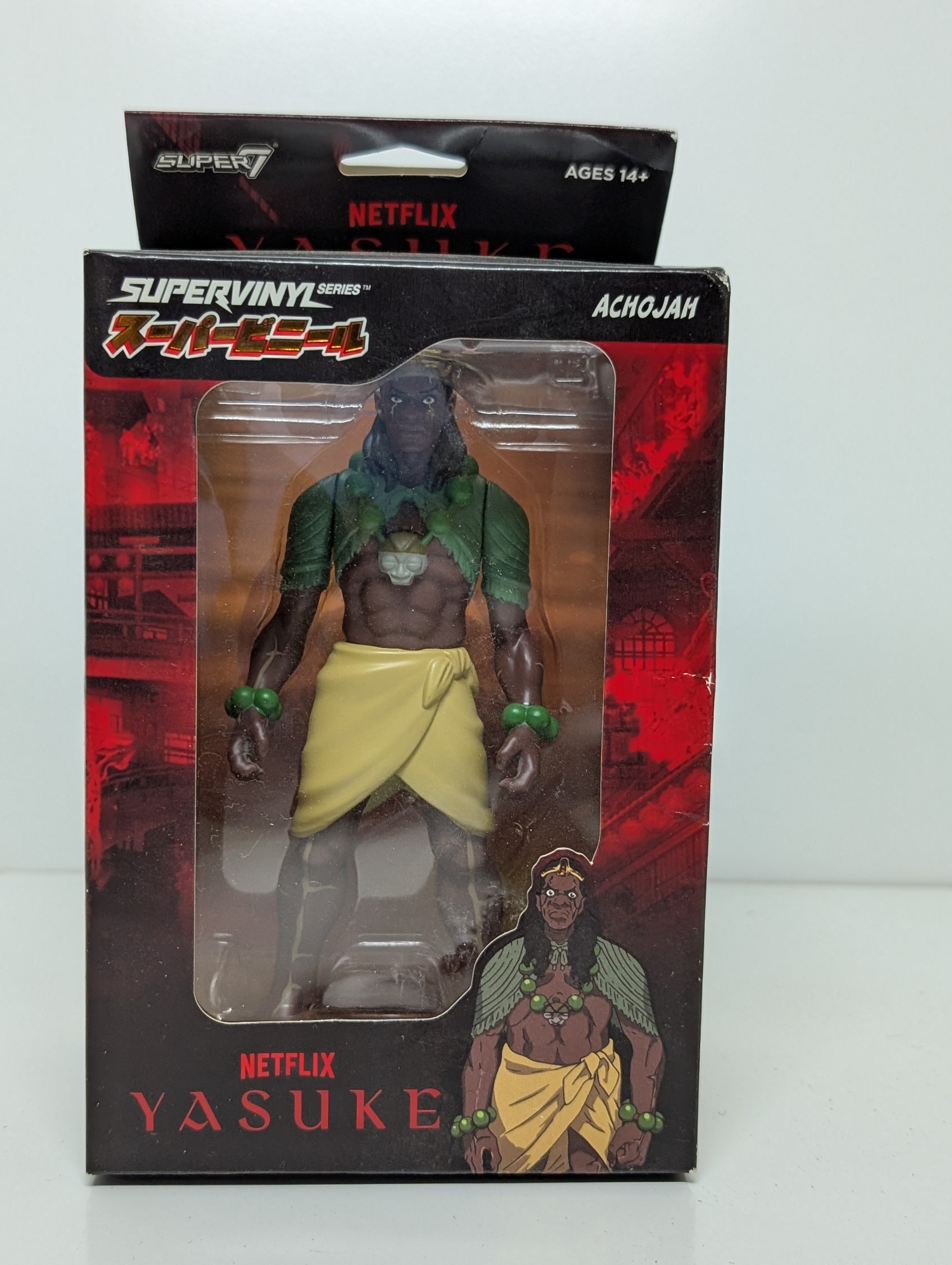 Super7 Netflix Yasuke Achojah 6-Inch Vinyl Figure SuperVinyl Series Wave 1 Collectible